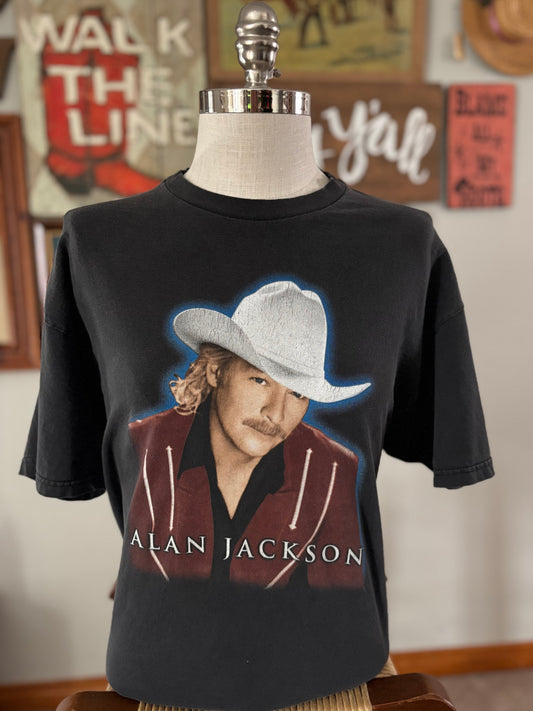 Vintage Alan Jackson 2001 When Somebody Loves You Country Music T-Shirt