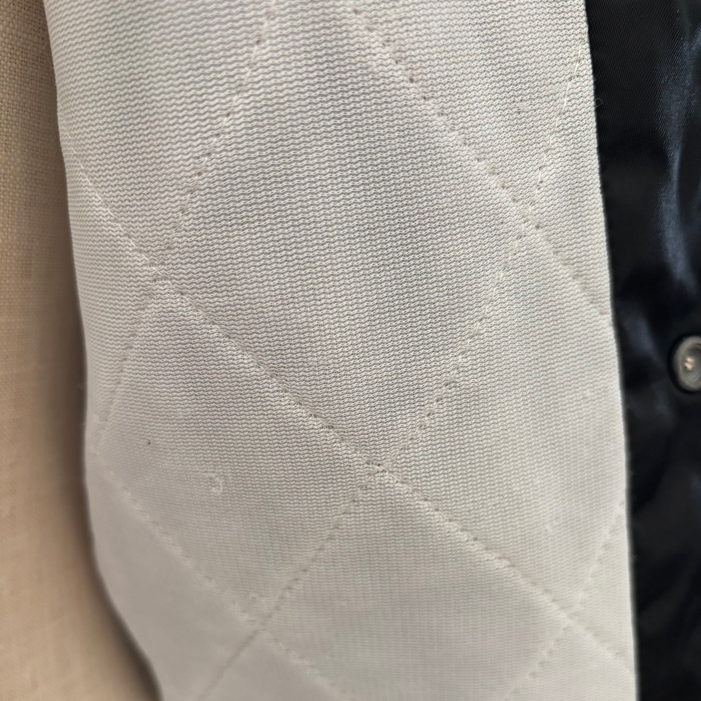 Vintage 80s Yellow Freight Satin Jacket Made in USA Legend Sportswear Black Orange Trucker Coat Small