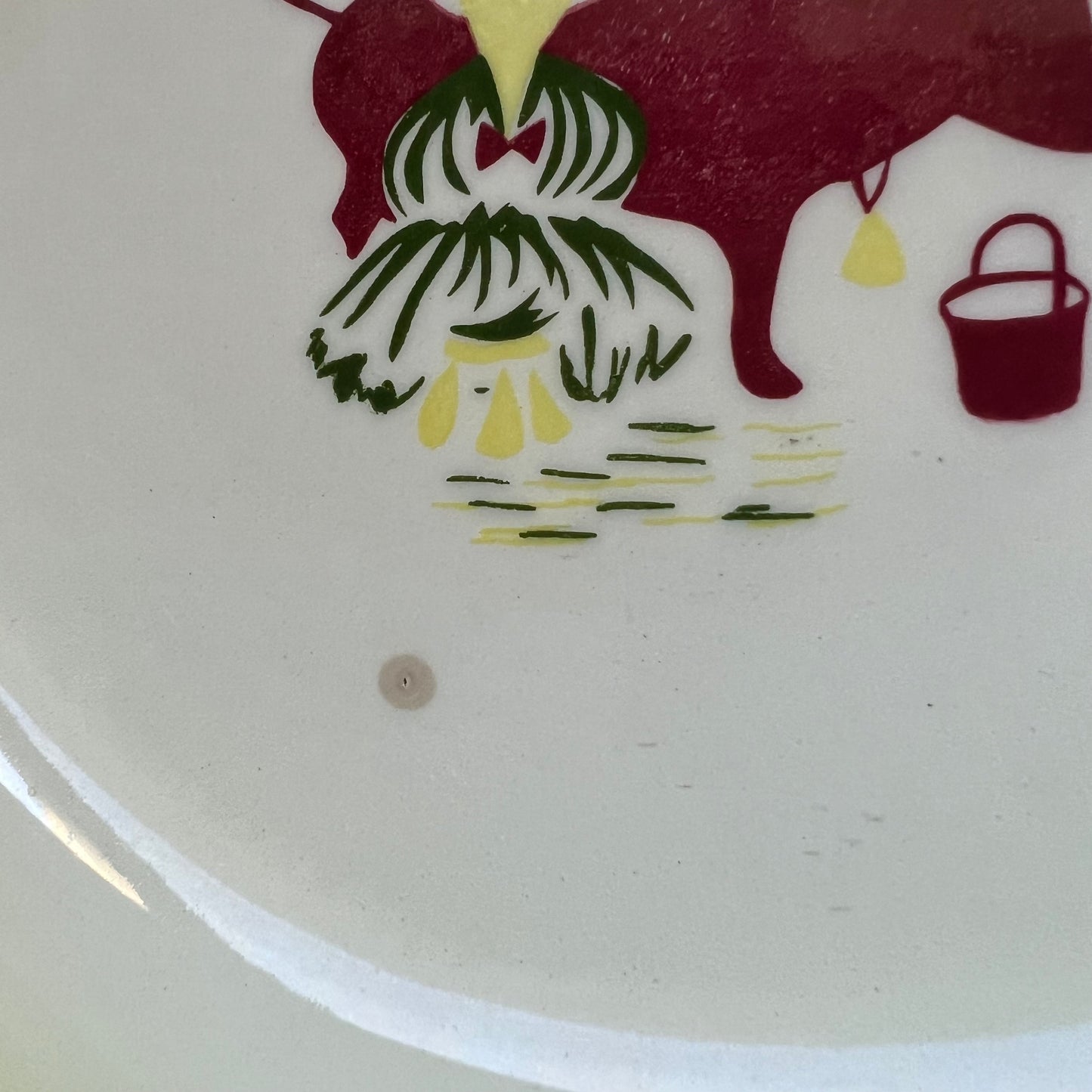 1950’s Farmhouse Yellow Brock of California Fruit Bowls and Large Serving Bowls
