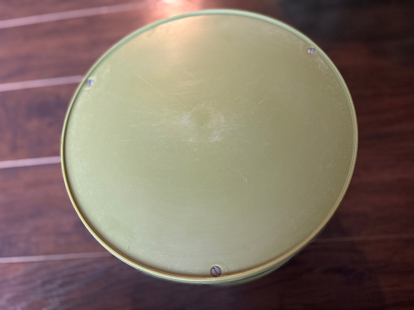 Vintage 1970s Rubbermaid Avocado Green Lazy Susan Canister Set | 5 Piece Revolving Kitchen Organizer | Retro MCM Storage Carousel
