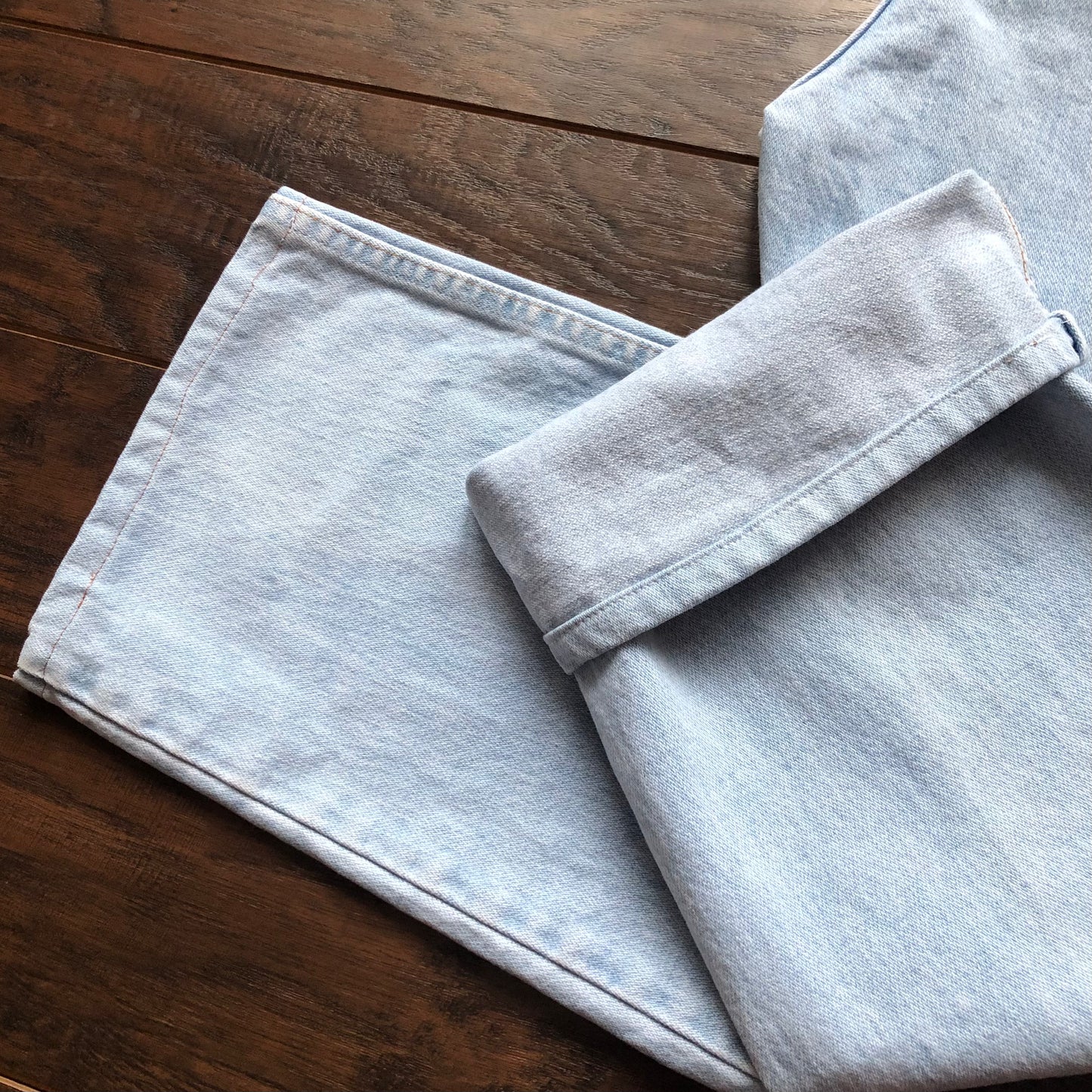 80’s Vintage Western Wrangler Light Wash Jeans with A Pop of Color Embroidery | Made in USA