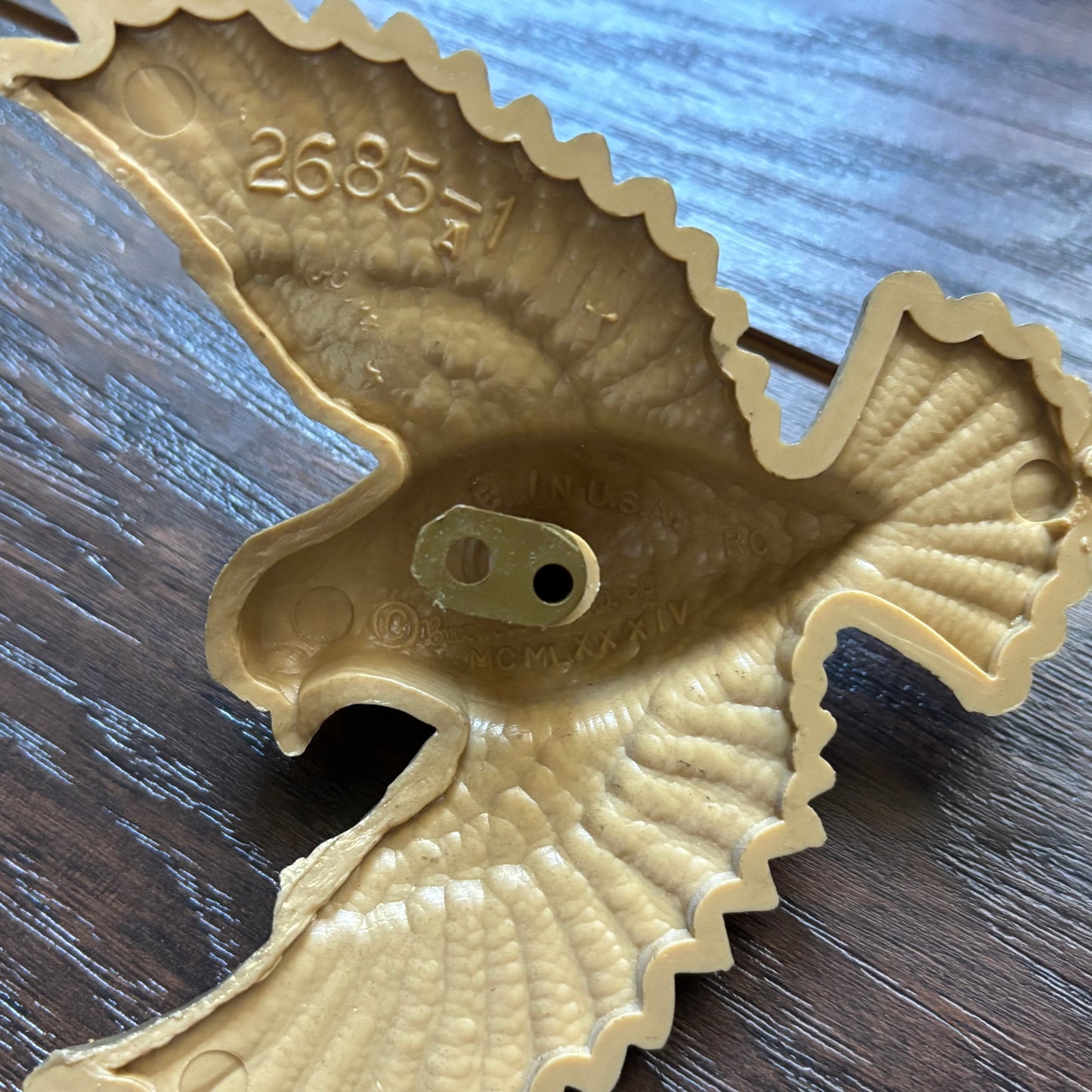 1974 Vintage Burwood Products Pair of Gold Love Birds | Copyright MCMLXXXIV Made in USA