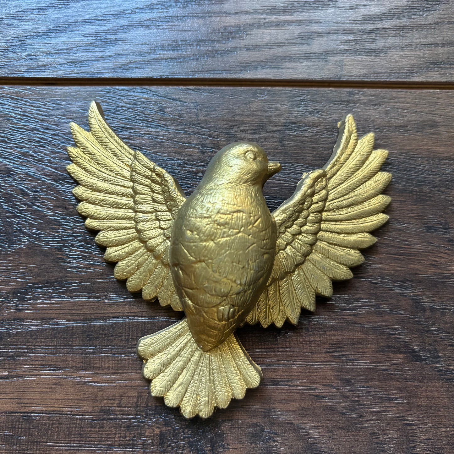 1974 Vintage Burwood Products Pair of Gold Love Birds | Copyright MCMLXXXIV Made in USA