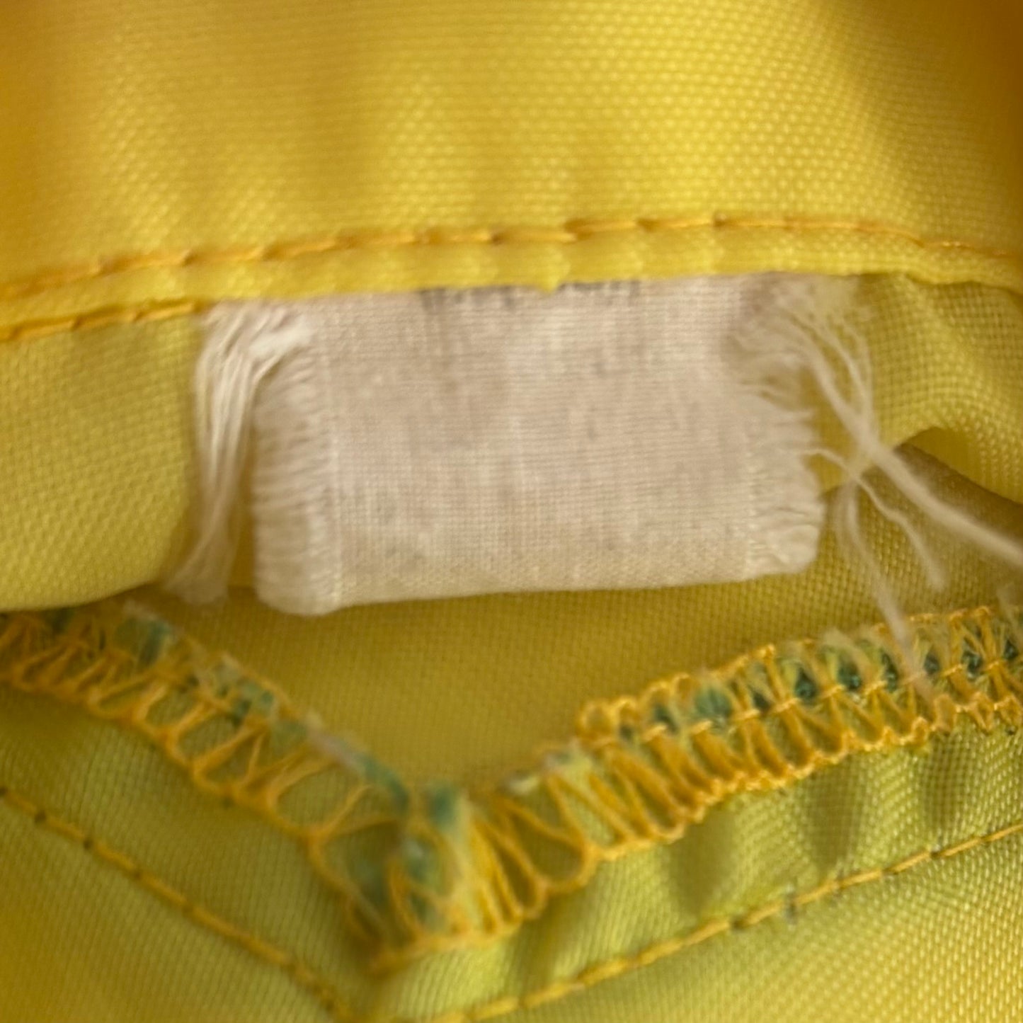 Vintage 70s Western Windbreaker Jacket Yellow Rodeo Yoke Piped Ranchwear