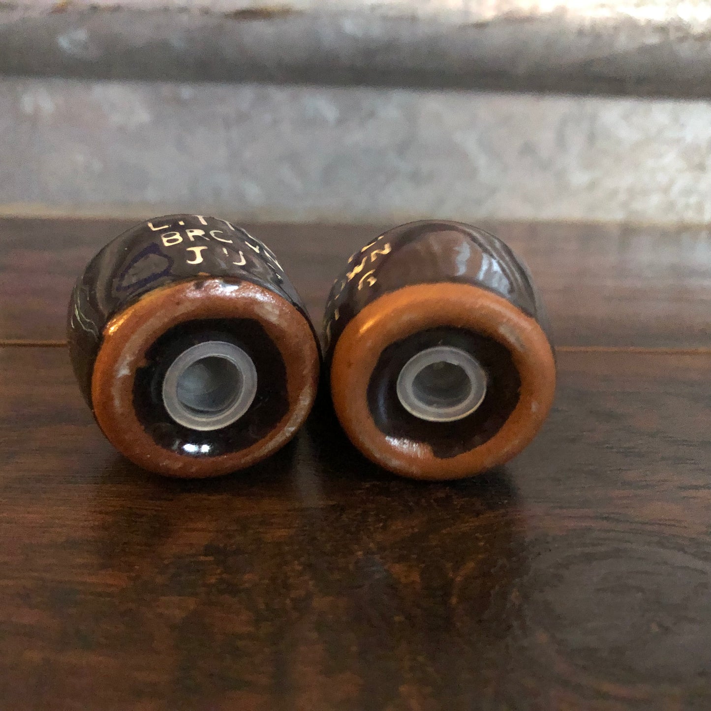 Mid Century Modern Ceramic Donkey with Cart and Little Brown Jugs Salt and Pepper Shakers | Made in Japan