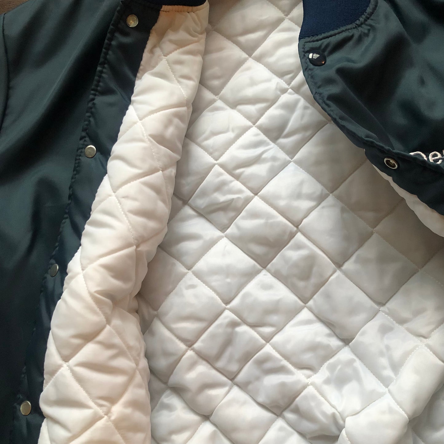 Vintage Holloway Nylon Bomber Jacket “Denise” Parliamentarian Embroidered | SVSU Student Association