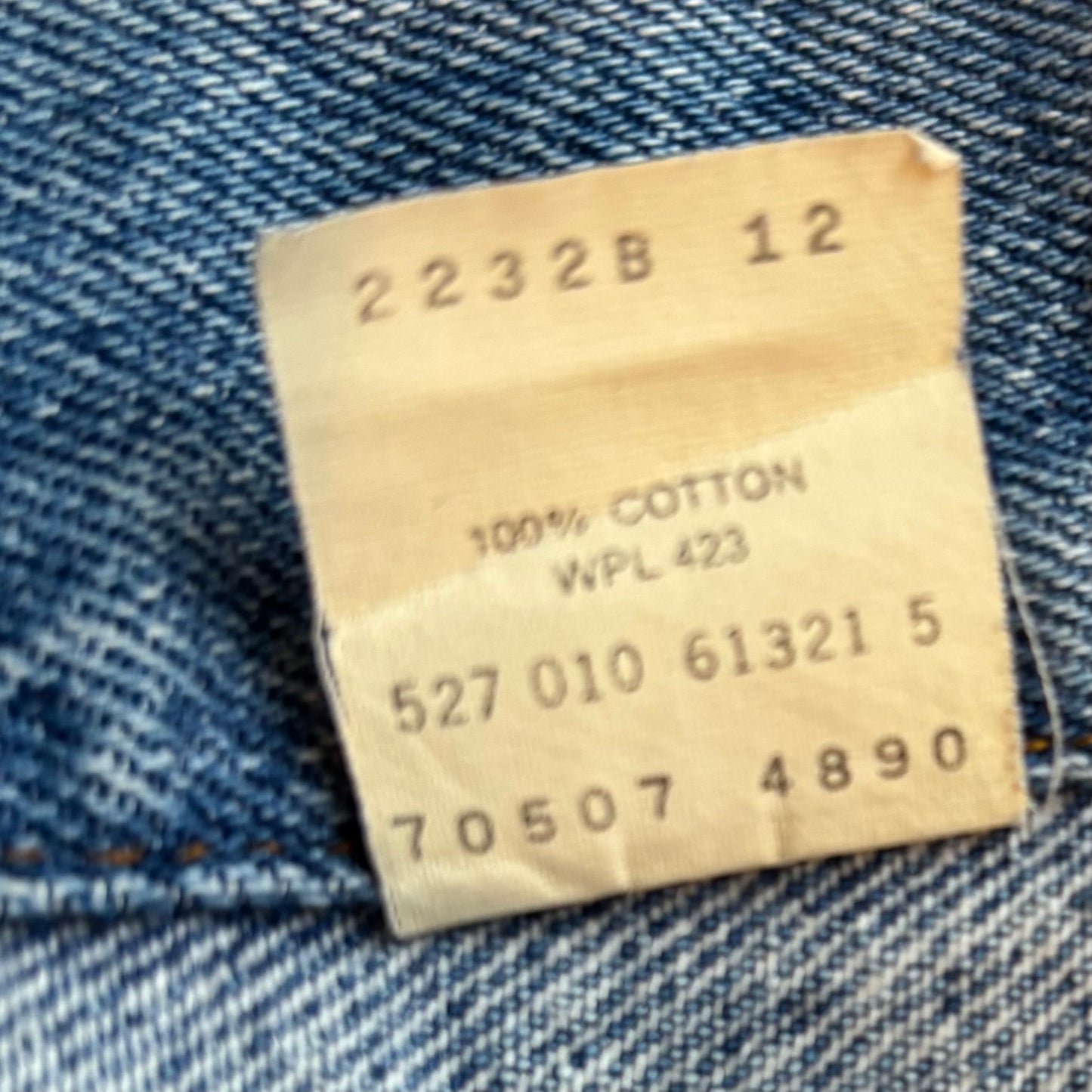 Vintage 1990s Levi’s Marlboro Music Denim Trucker Jacket USA Made | Marlboro Promo Levi Jacket