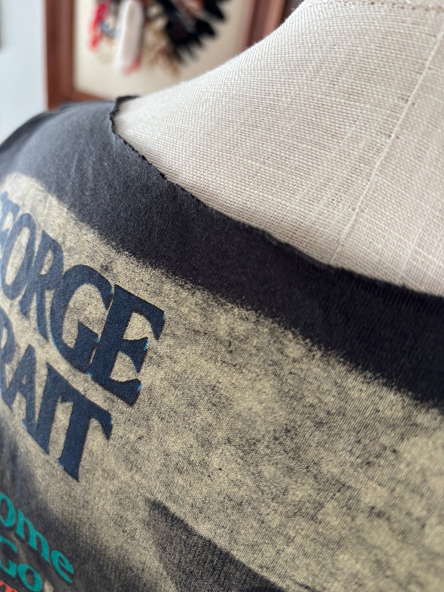 Vintage 1994 George Strait “Easy Come Easy Go” Distressed Country Concert Tank Top