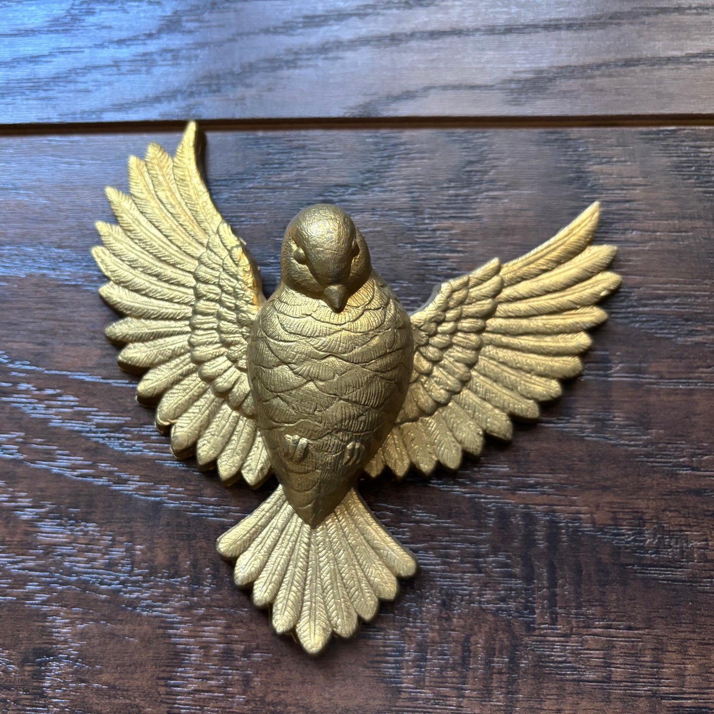 1974 Vintage Burwood Products Pair of Gold Love Birds | Copyright MCMLXXXIV Made in USA