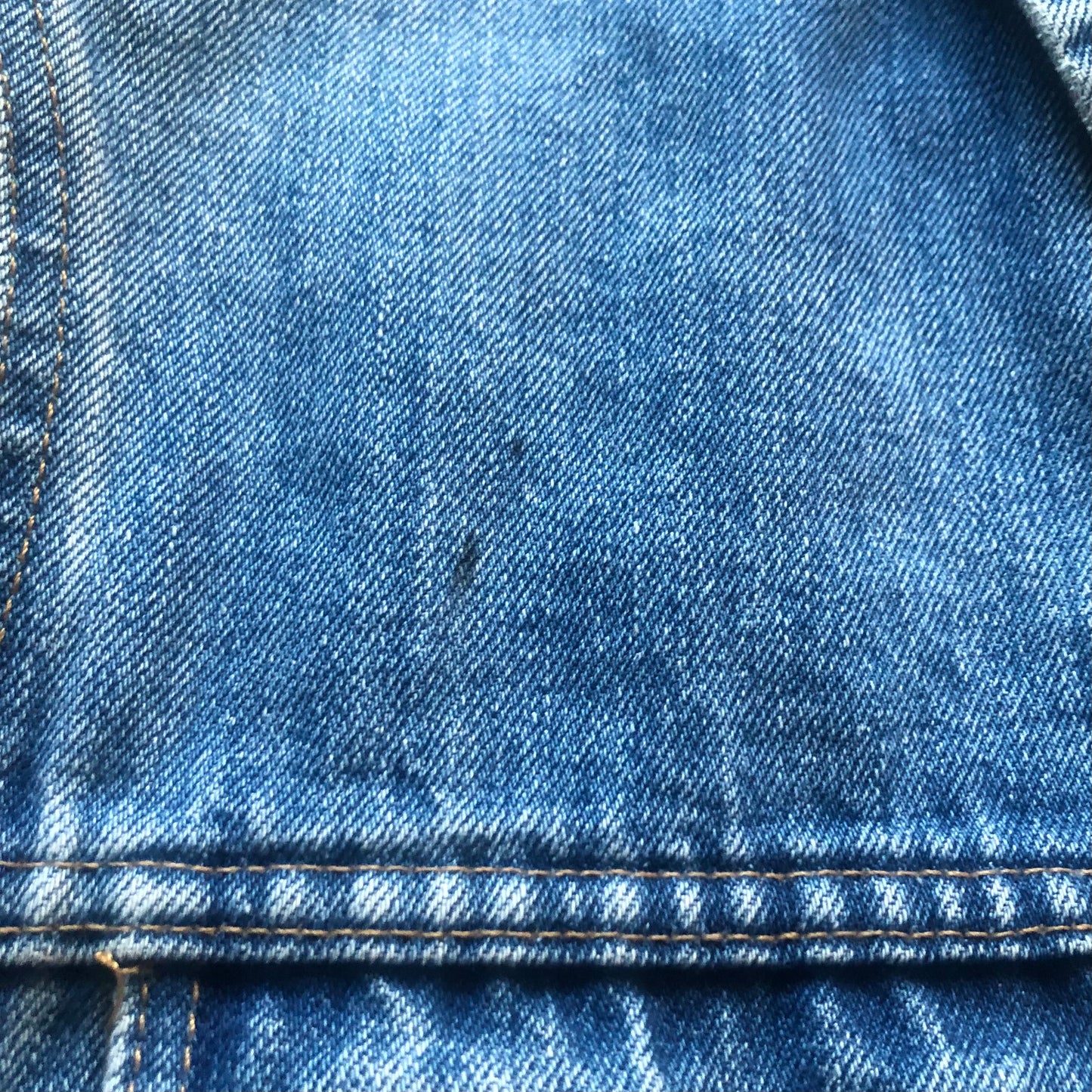 Vintage Western Men’s Roebucks Denim Vest with Patch