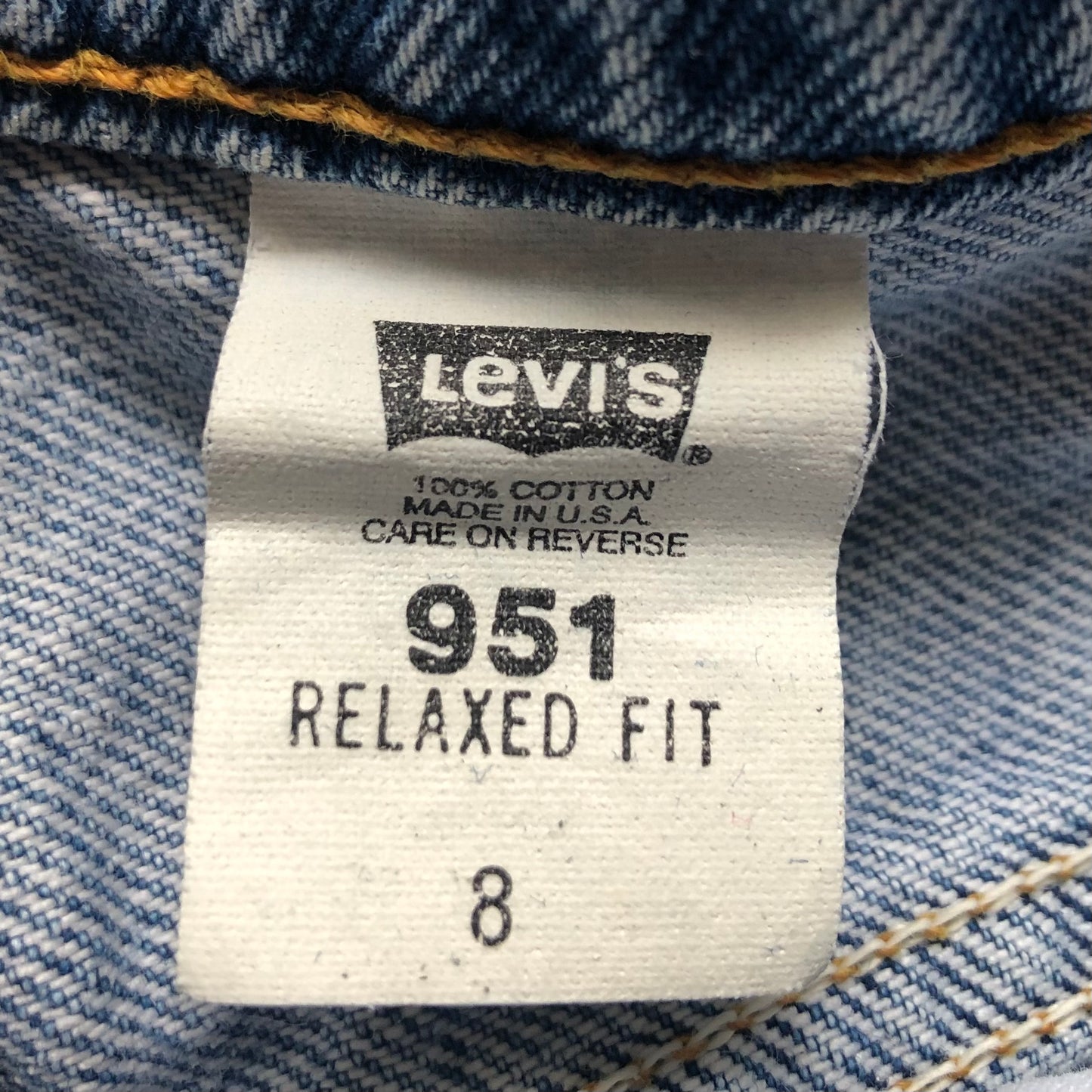 80’s/90’s Vintage Women’s 951 Orange Tab Levi’s Relaxed Fit Denim Shorts | Made in USA