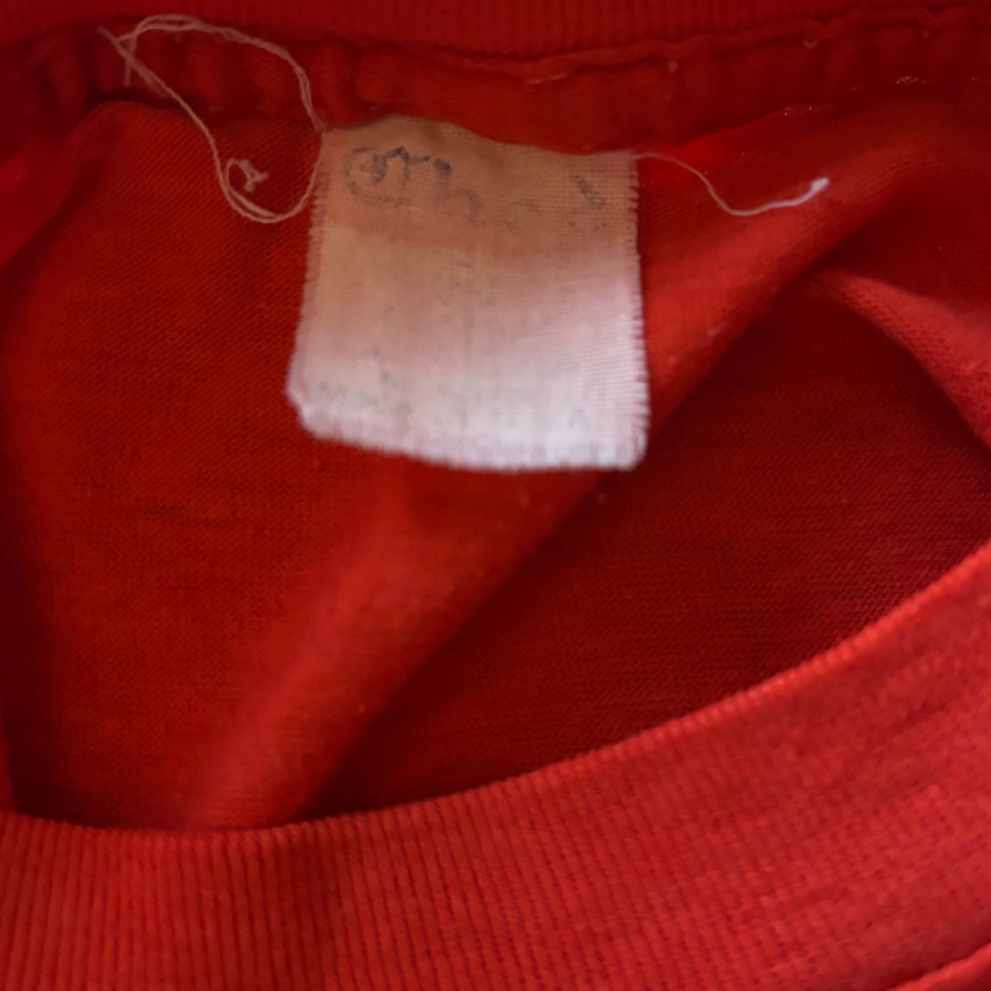 Vintage Elvis Presley “Love Me Tender” T-Shirt | Late 1970s CHED Label | Soft Faded Red Cotton Tee