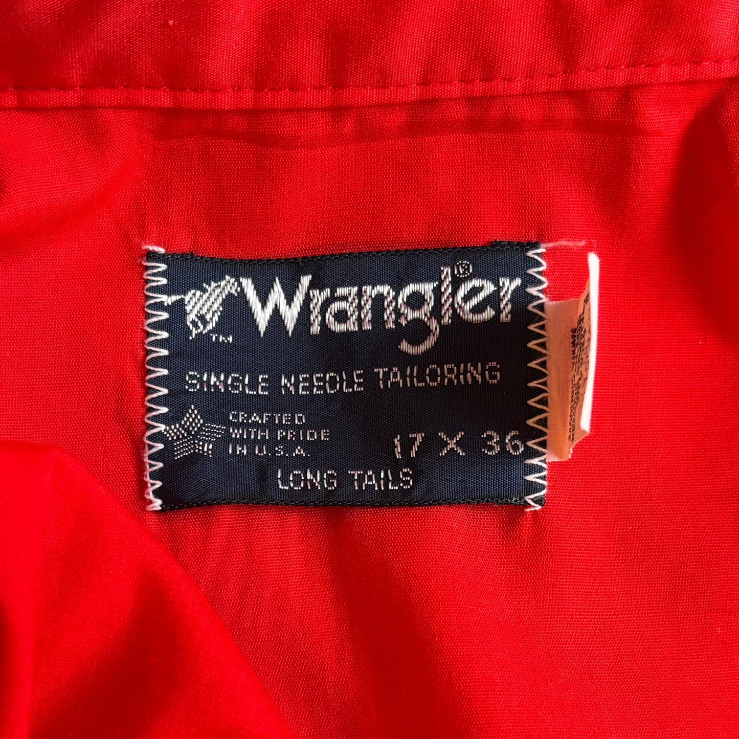Vintage Western Men’s Wrangler Shirt with Snap Buttons | Made in USA