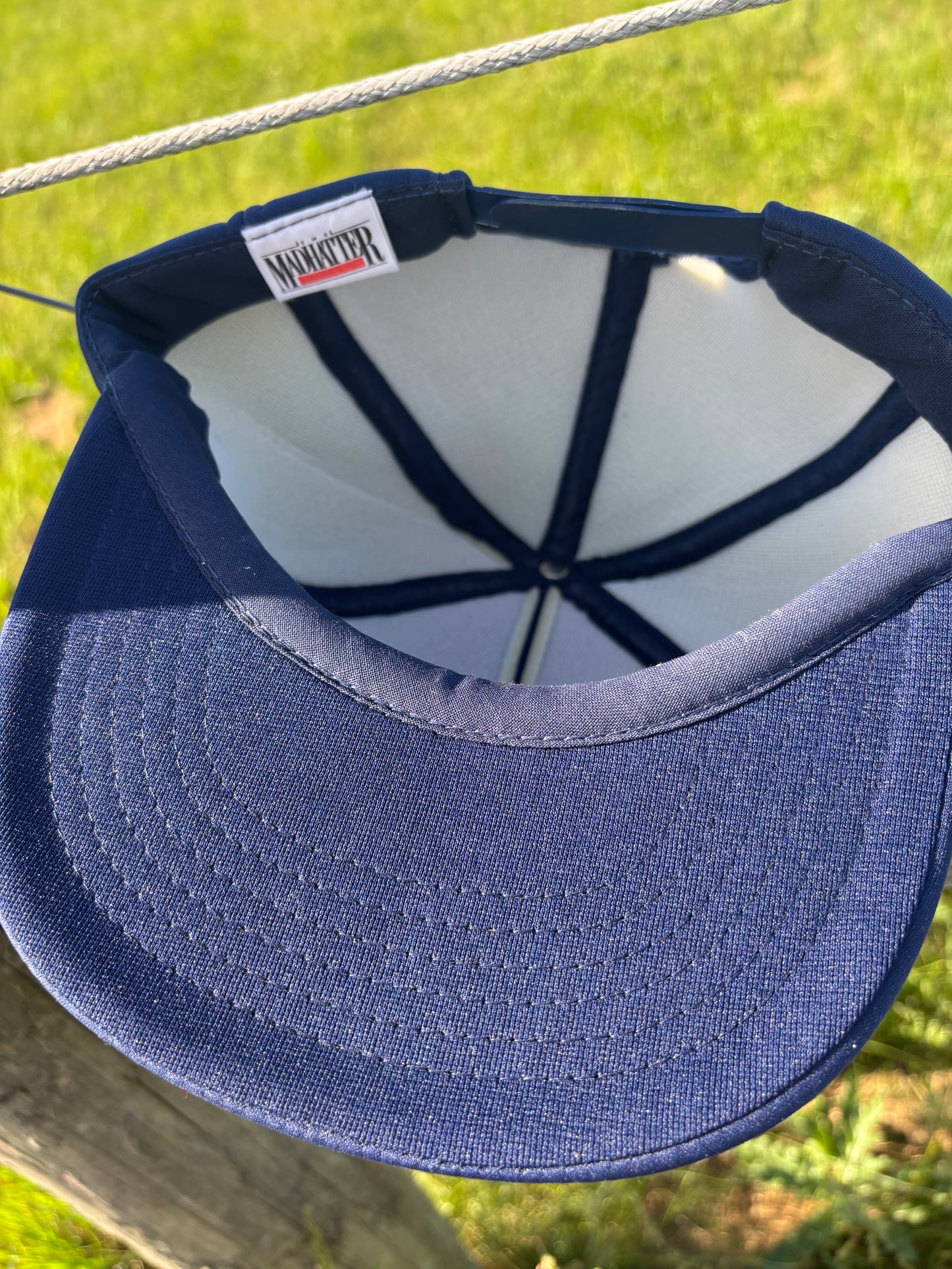 Vintage MBS Tri-City International Aviation Trucker Hat | 80s 90s Foam Snapback Cap | Airline Promo Hat | Navy Blue Pilot Travel Cap