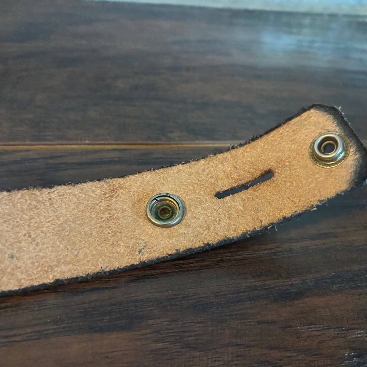 1970’s Vintage Hand Tooled Leather Belt “Deer Hunter” | Unfinished/Uncut