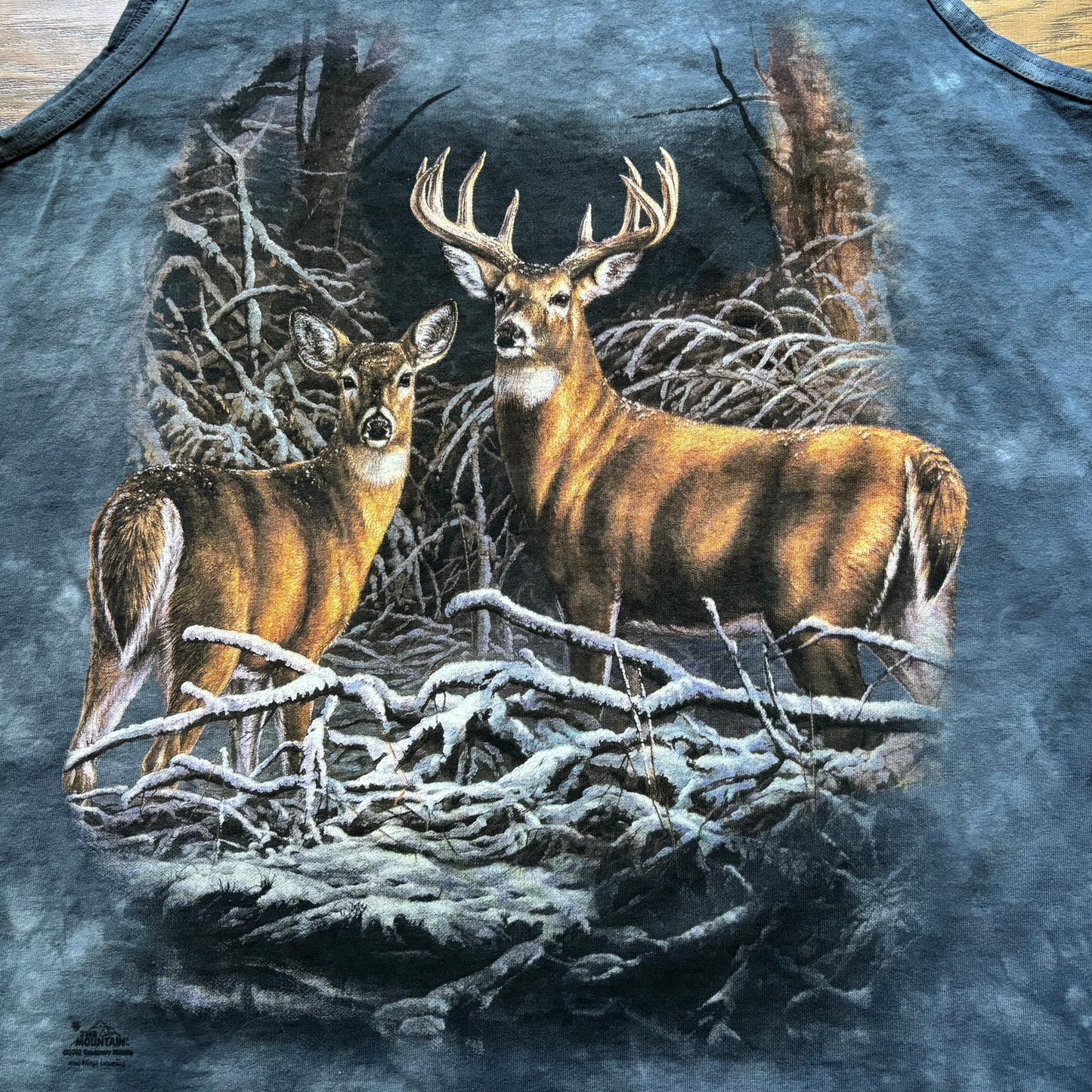 2003 Vintage Men’s The Mountain Deer and Buck Tank Top | Made in USA