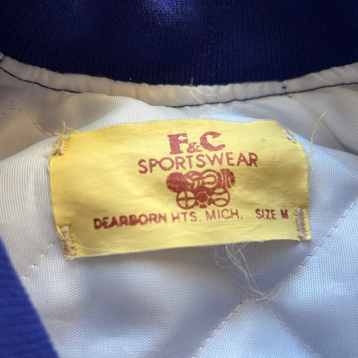 70’s/80’s Vintage Total Petroleum, INC Nylon BomberJacket “Bill” | F&C Sportswear Dearborn, Mich