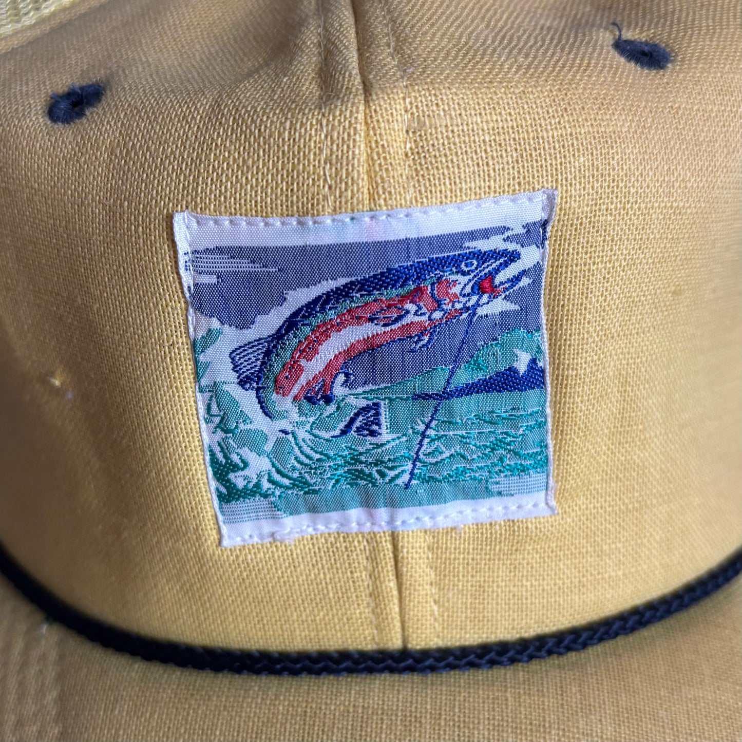 Vintage Trout Fishing Snapback Hat | Deadstock