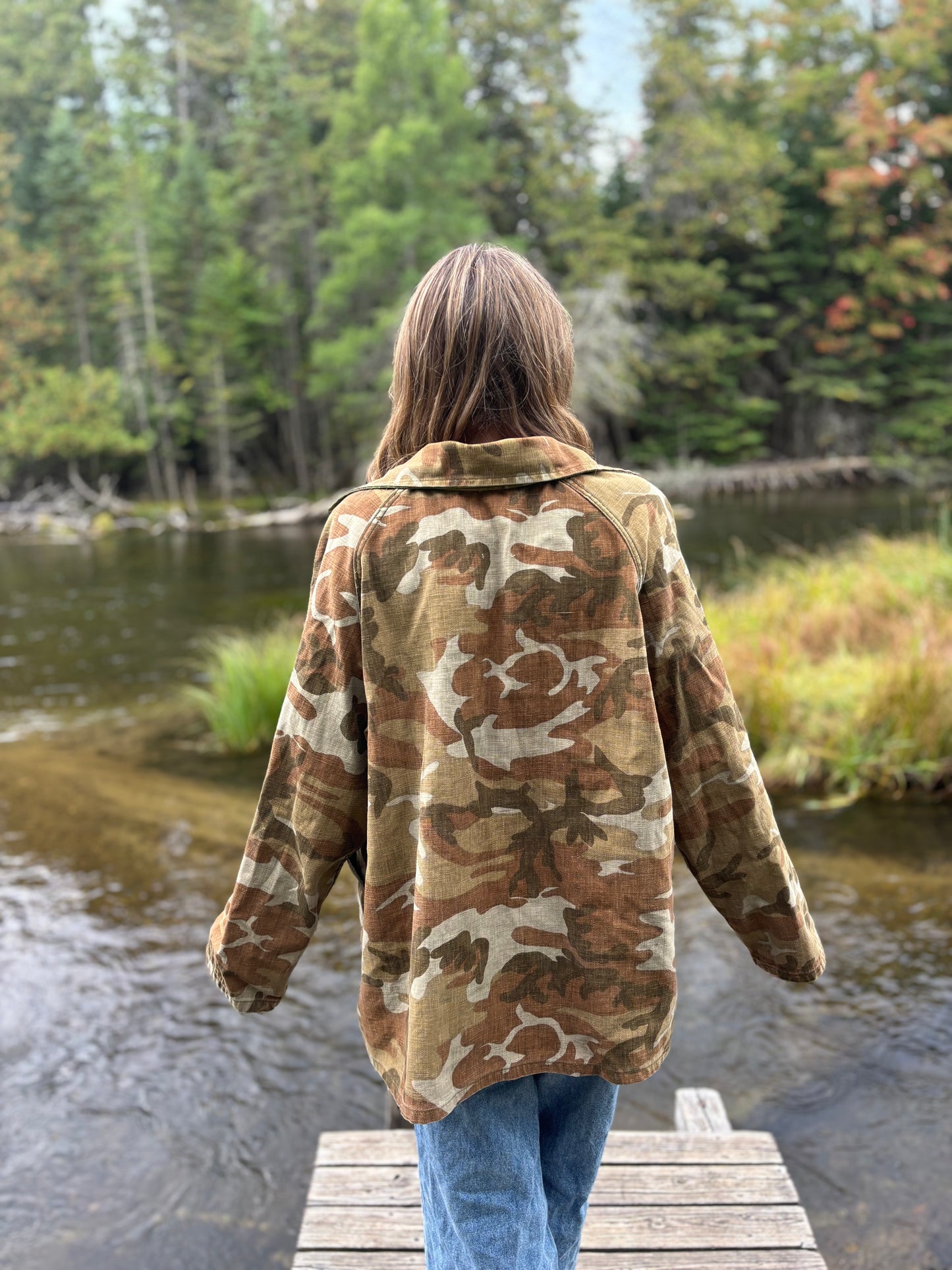 Vintage Reversible Camouflage Jacket