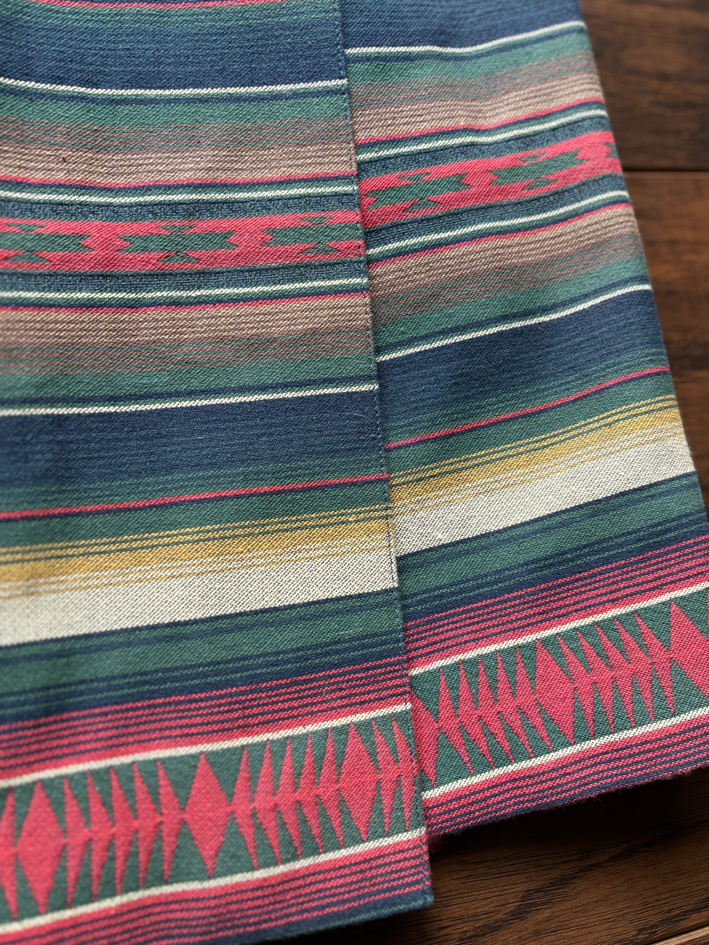 Vintage Southwestern Women’s Sharon Young Sportswear 2 Piece Serape Jacket and Skirt | Made in USA