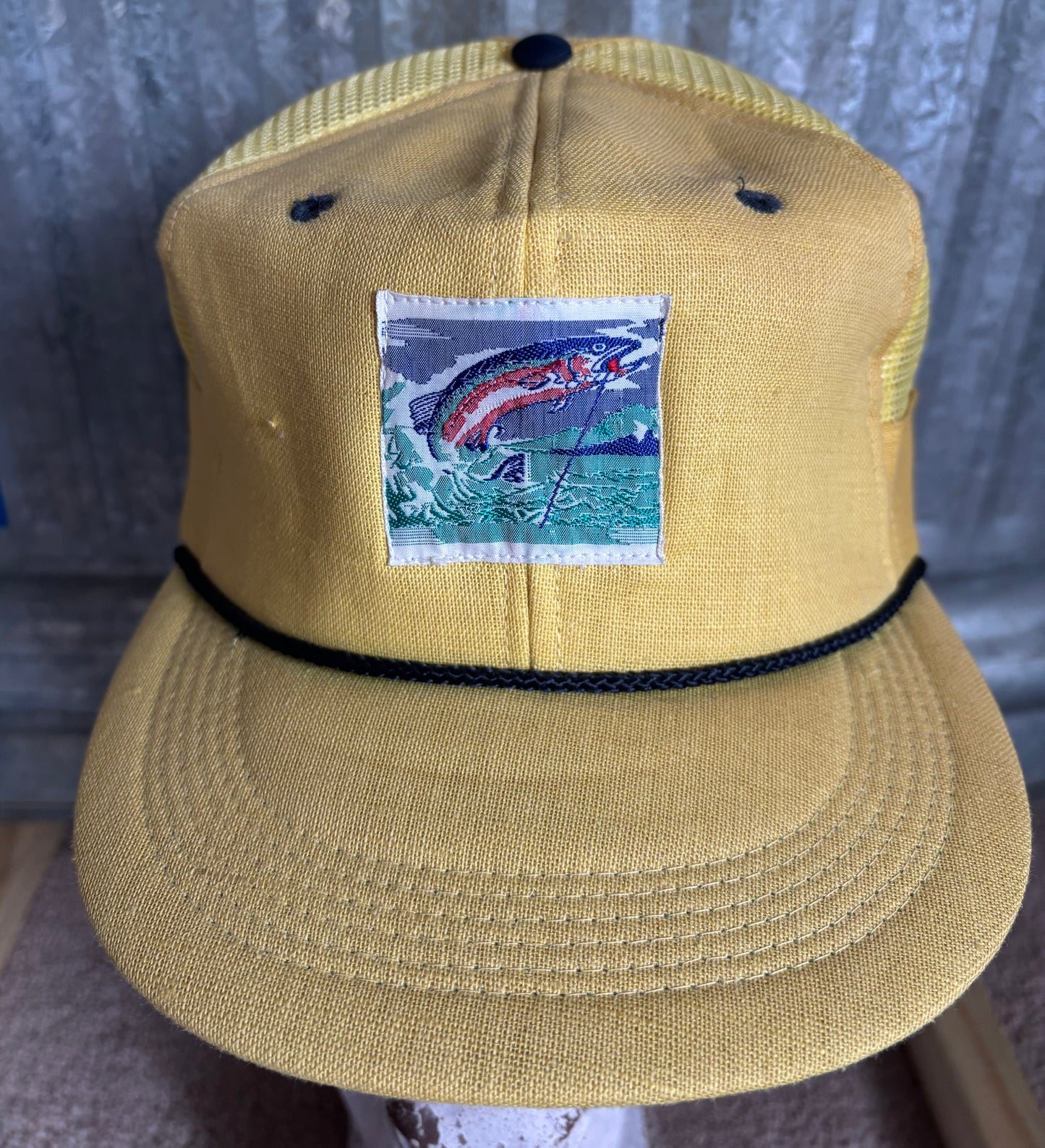 Vintage Trout Fishing Snapback Hat | Deadstock