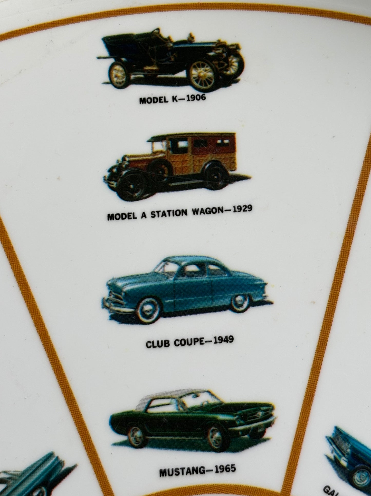 1968 Vintage West Bend Thermo Serv Ford Club Serving Tray