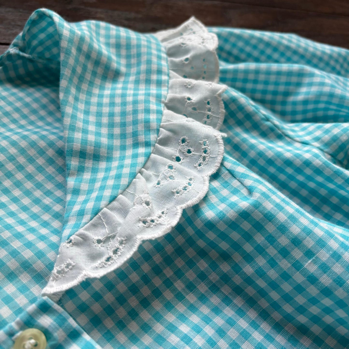 Vintage Western Women’s Avon Fashions Prairie Gingham Dress