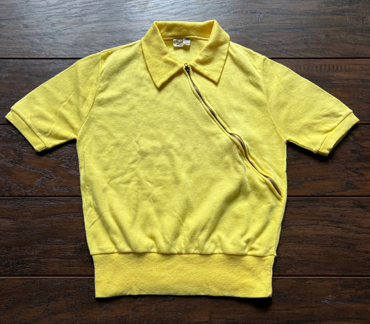 60’s Vintage Women’s A Loomcraft Art Exclusive Collared Shirt with Zipper