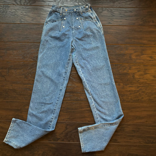 90’s Vintage Western Women’s High Rise Bareback Wrangler Jeans | RARE