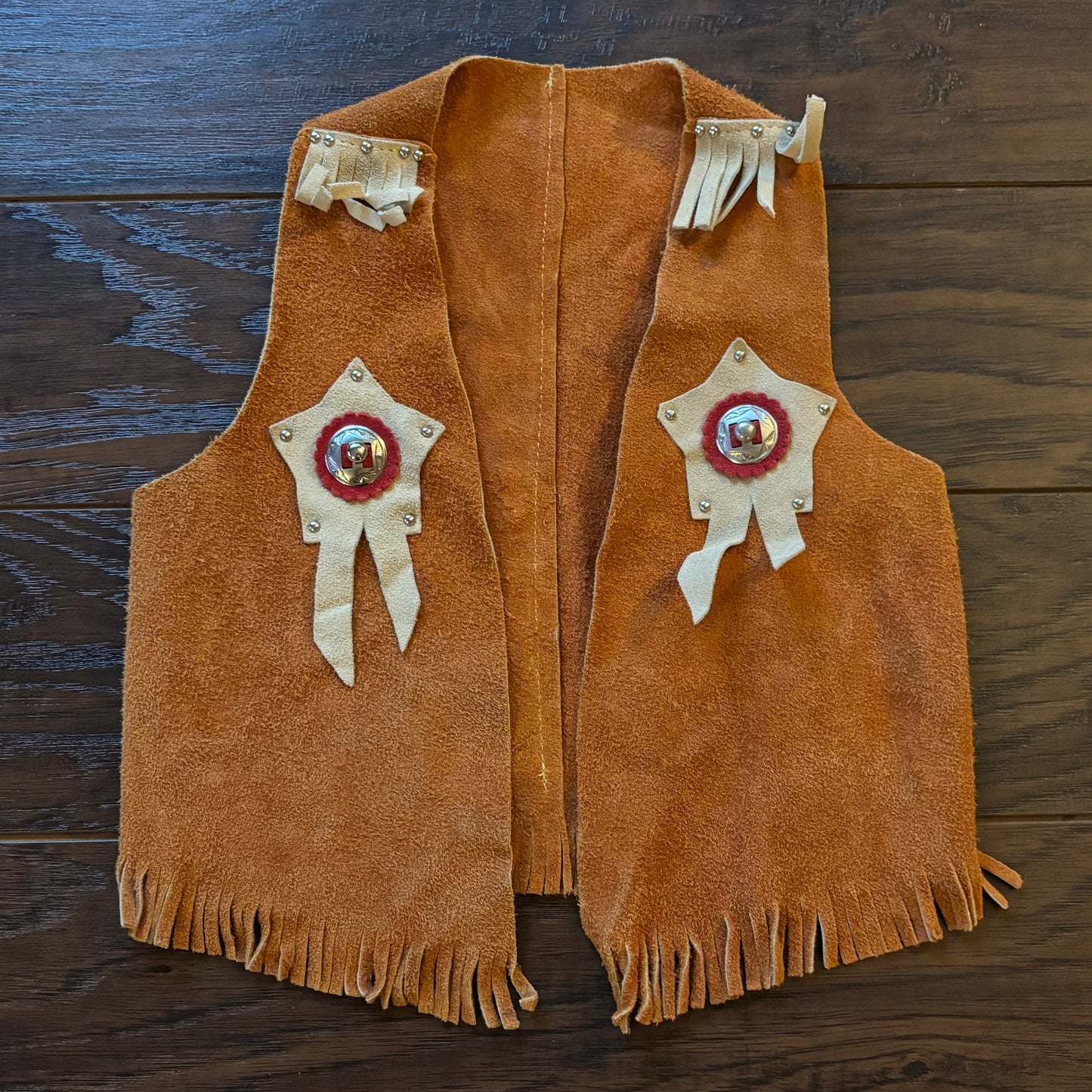 70’s Vintage Western Kids Suede Vest and Chaps