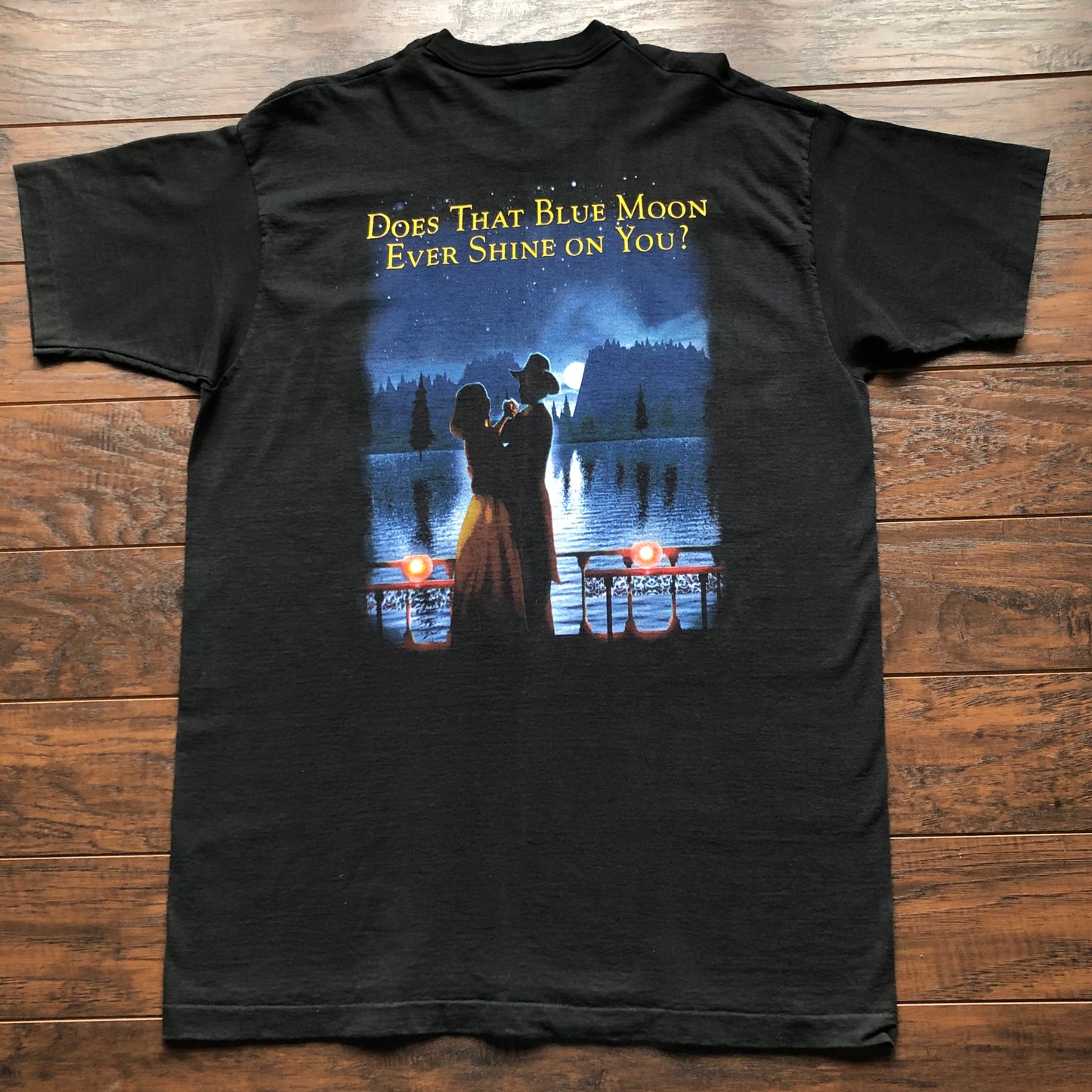 1996 Vintage Western Toby Keith “Does That Blue Moon Ever Shine On You?” Country Concert Tour T-Shirt | Made in USA - DEADSTOCK