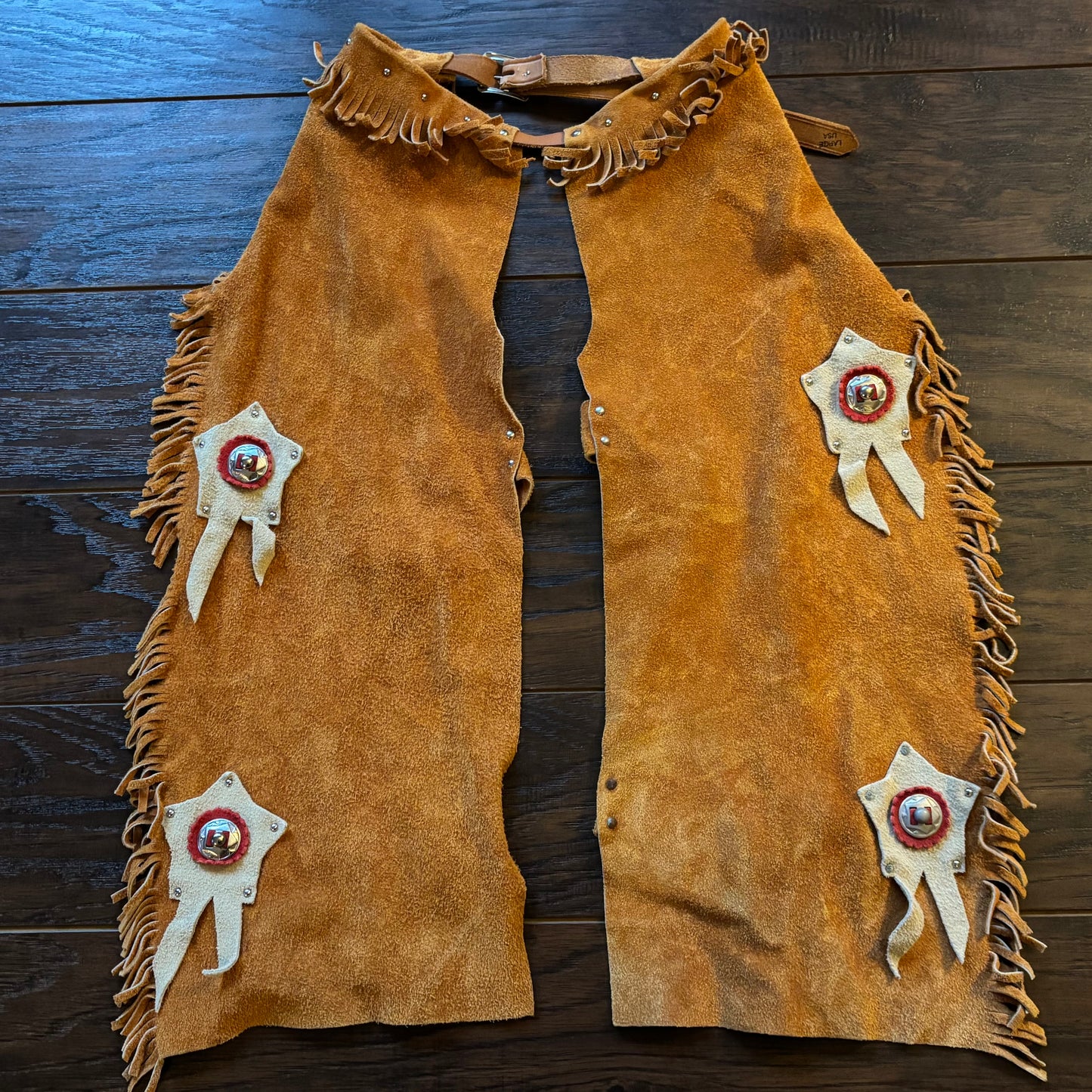 70’s Vintage Western Kids Suede Vest and Chaps