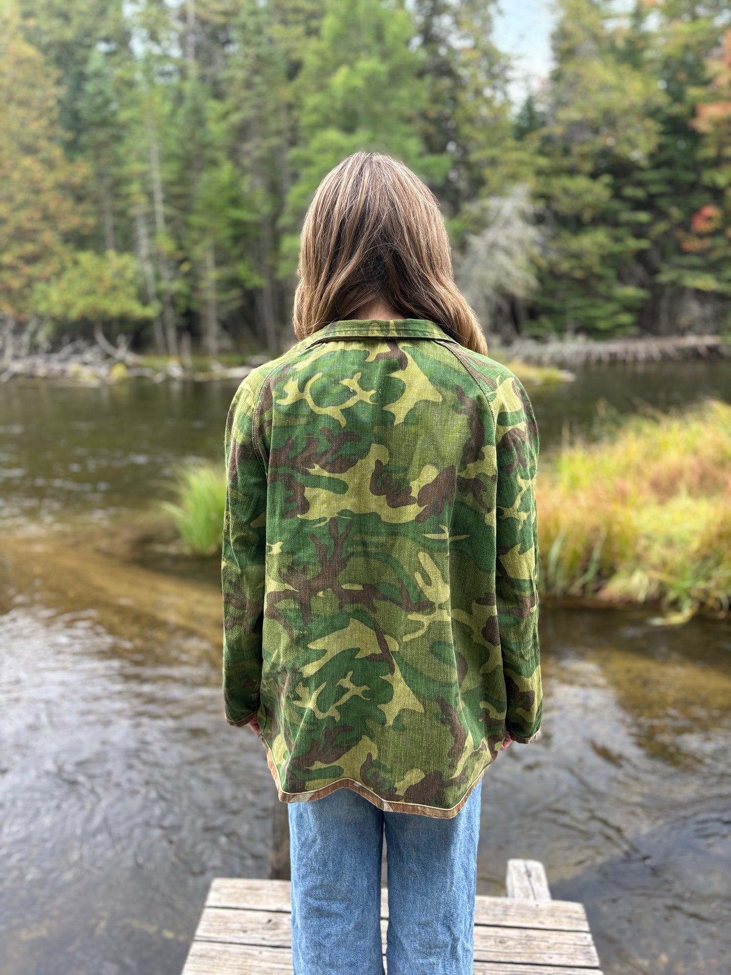 Vintage Reversible Camouflage Jacket
