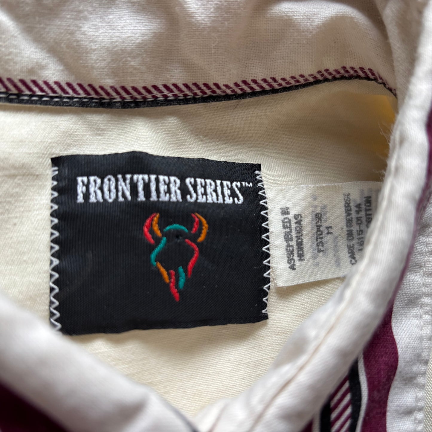 90’s Vintage Western Men’s Frontier Series with Stripes Shirt