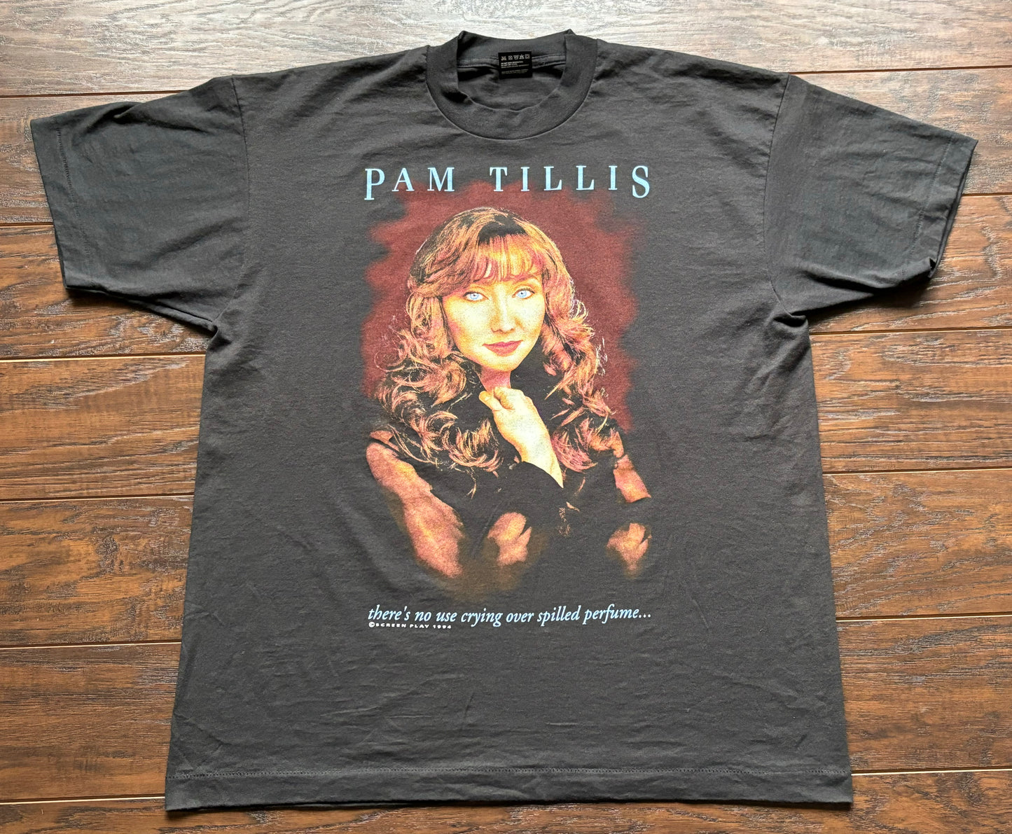 1994 Vintage Western Pam Tillis “No Use Crying Over Spilled Perfume” Country Concert T-Shirt | Made In USA