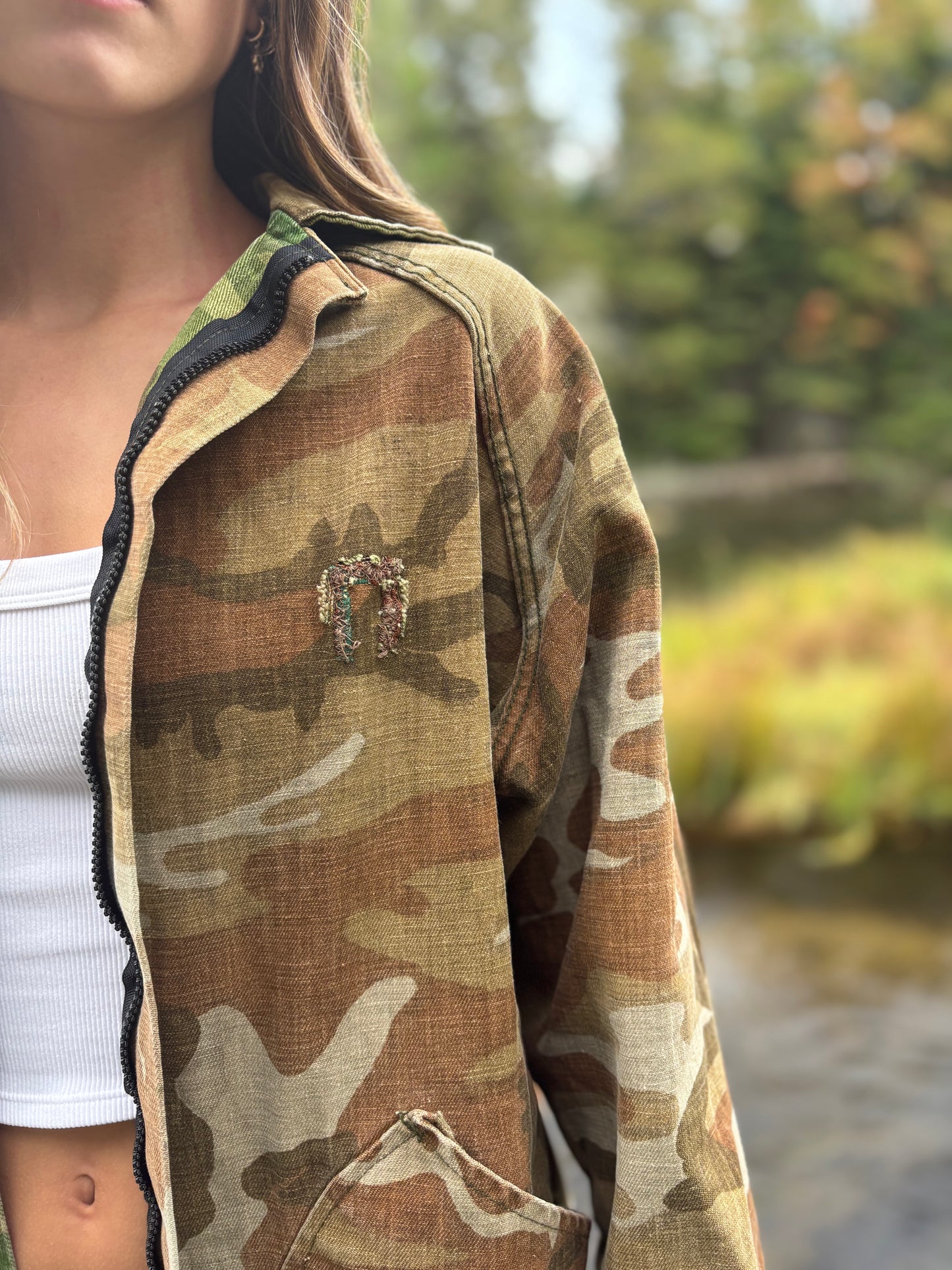 Vintage Reversible Camouflage Jacket