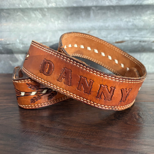 Vintage Western “Danny” Stamped Belt