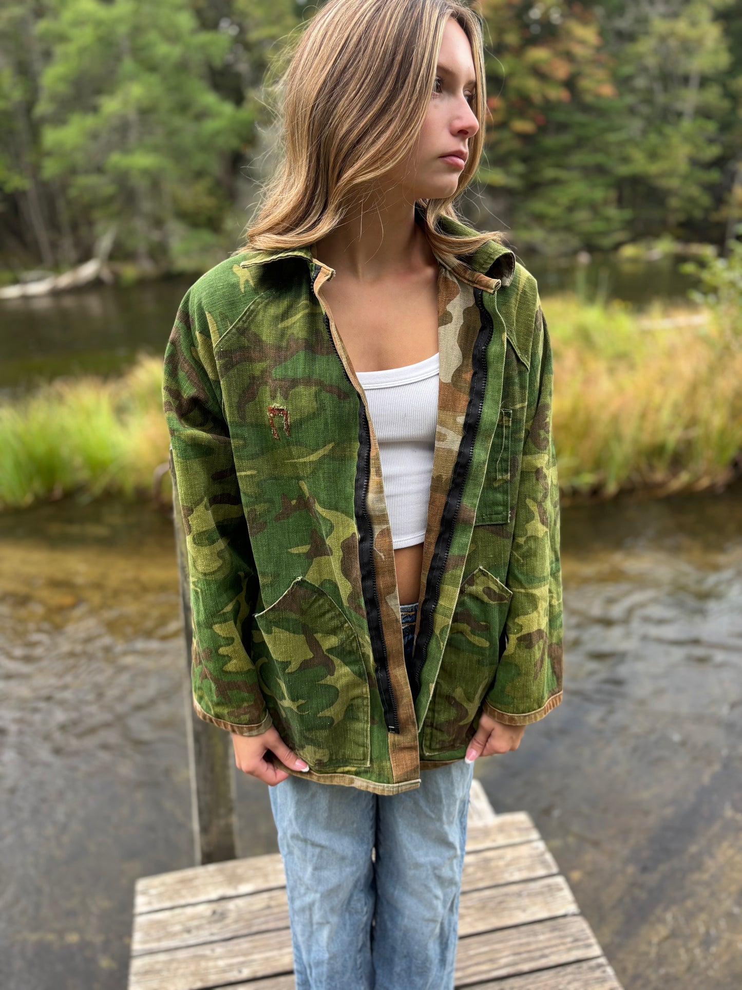 Vintage Reversible Camouflage Jacket