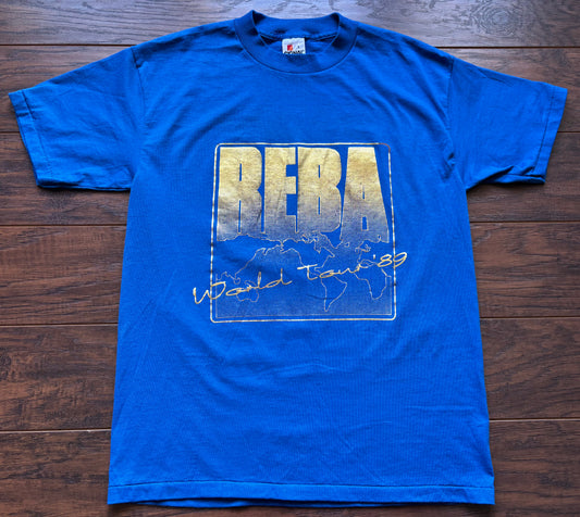 1989 Vintage Western Reba McEntire World Tour Country Concert T-shirt| Made in USA