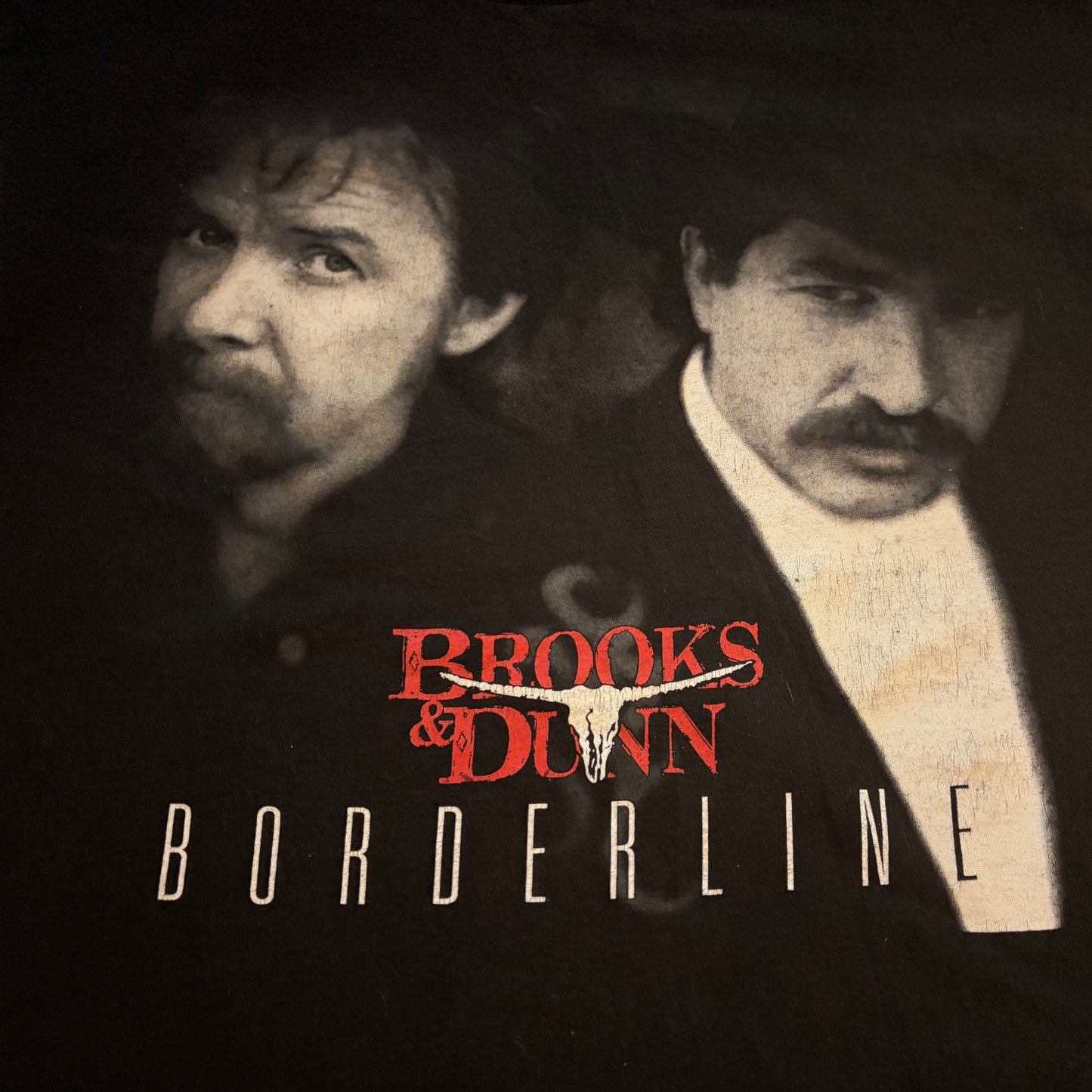 1996 Vintage Brooks & Dunn “Borderline” Country Concert T-Shirt