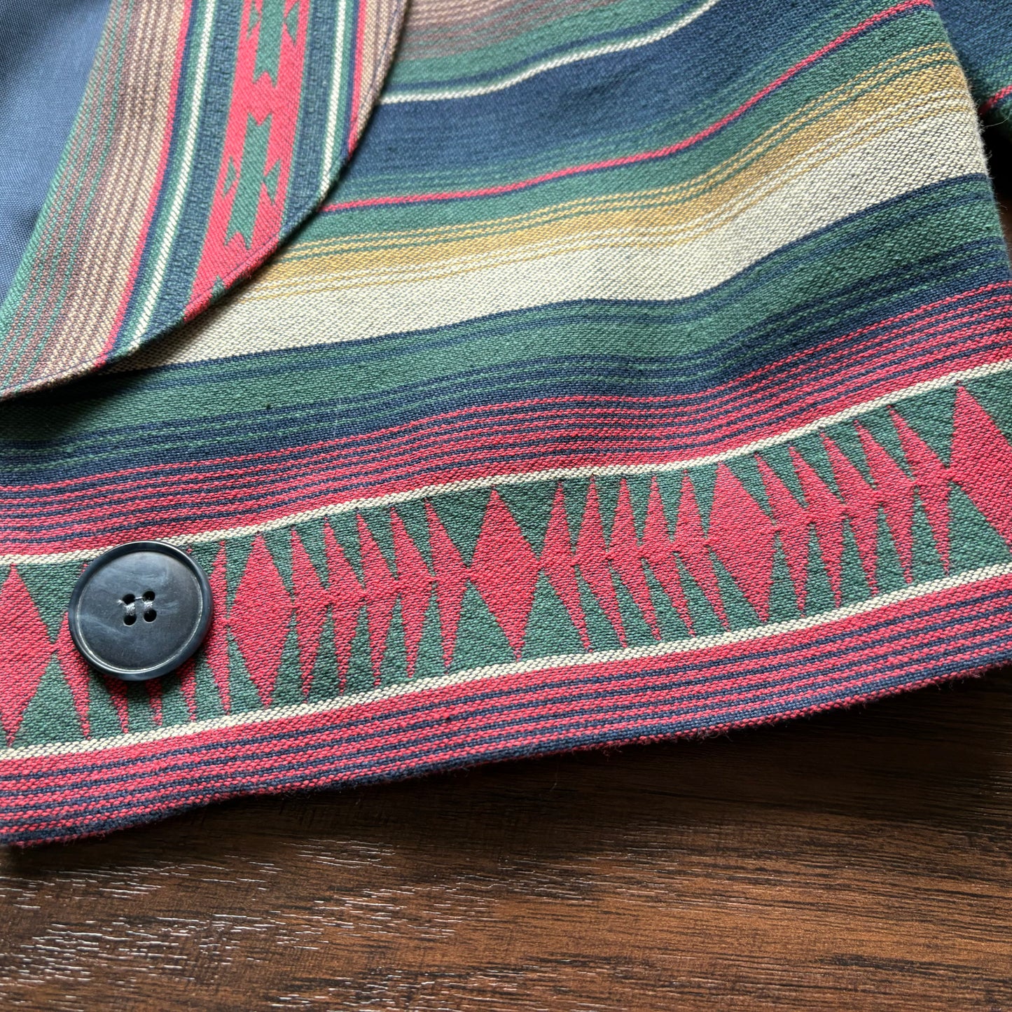Vintage Southwestern Women’s Sharon Young Sportswear 2 Piece Serape Jacket and Skirt | Made in USA