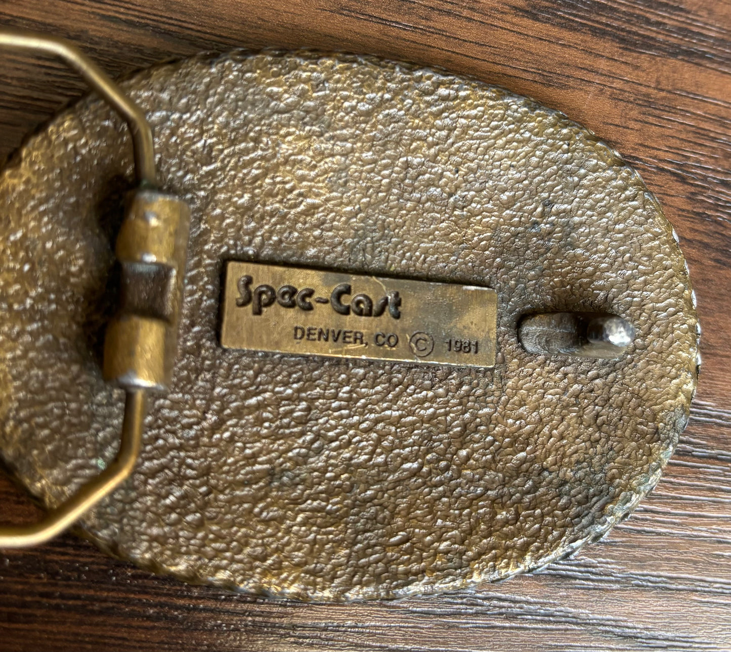 1981 Vintage Western “TOM” Belt Buckle | Spec-Cast