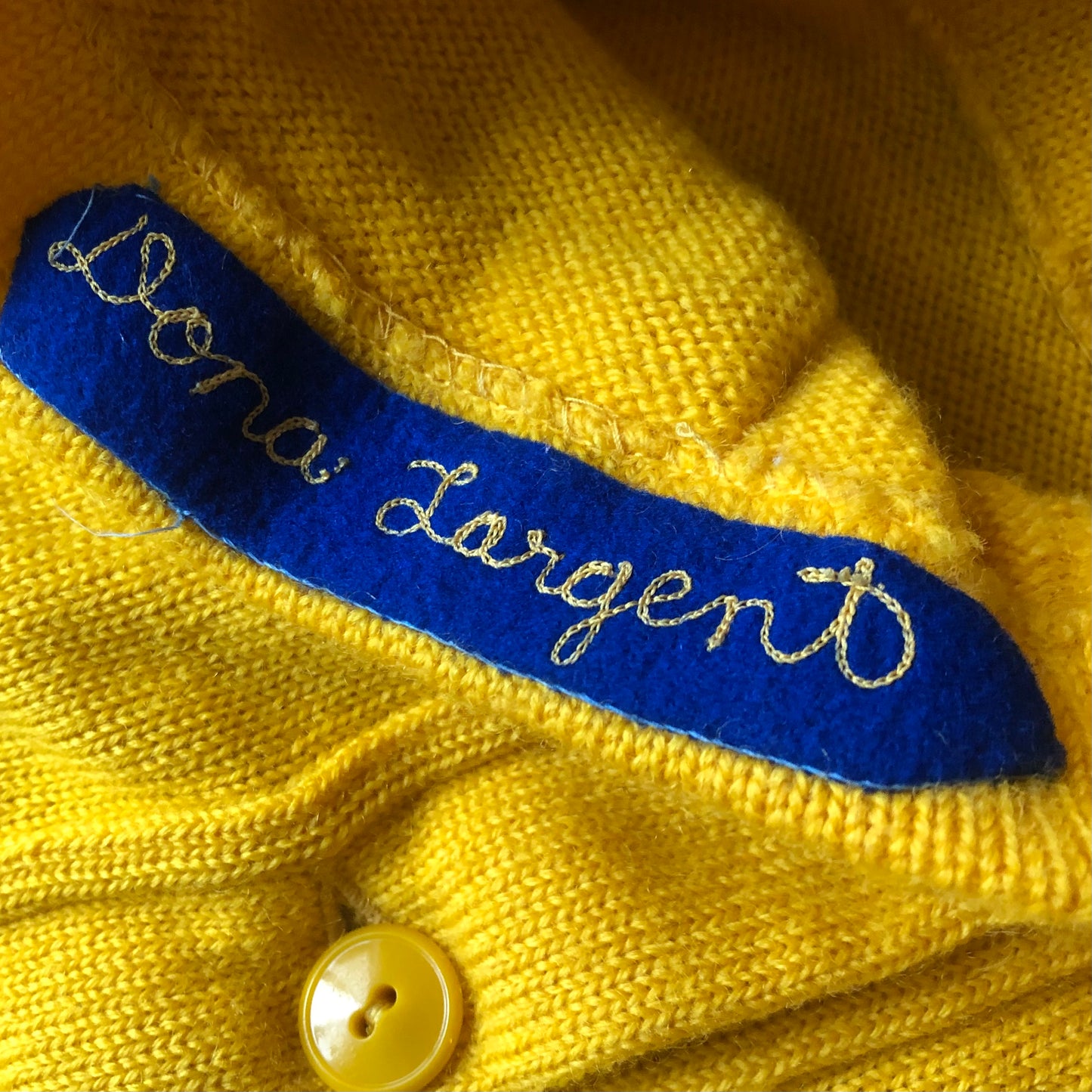 Vintage Northwestern Woolen Co. Letterman Cardigan Sweater “Dona” | Made in Minneapolis, MN