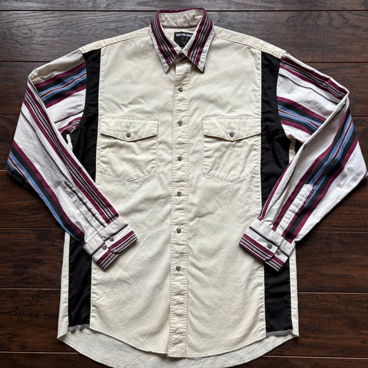 90’s Vintage Western Men’s Frontier Series with Stripes Shirt