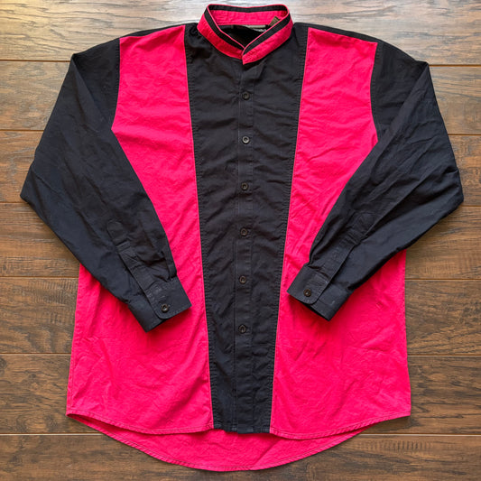90’s Vintage Western Men’s Spindle River Classics Rodeo Style Two-Toned Shirt