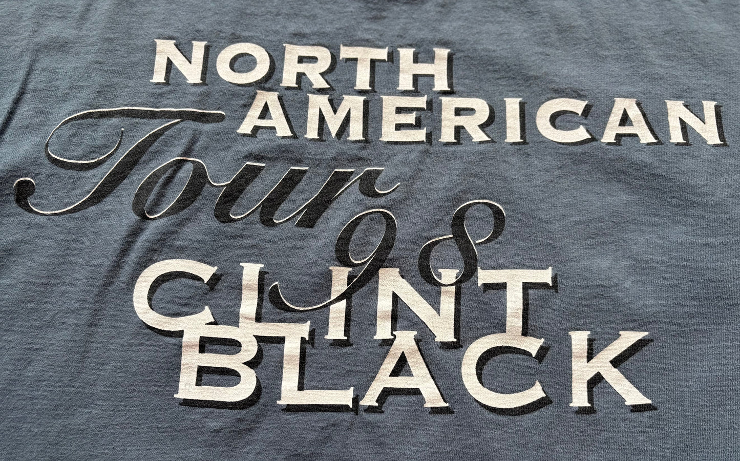 1998 Vintage Western Clint Black “Nothin’ But The Taillights” Country Concert T-Shirt | North American Tour