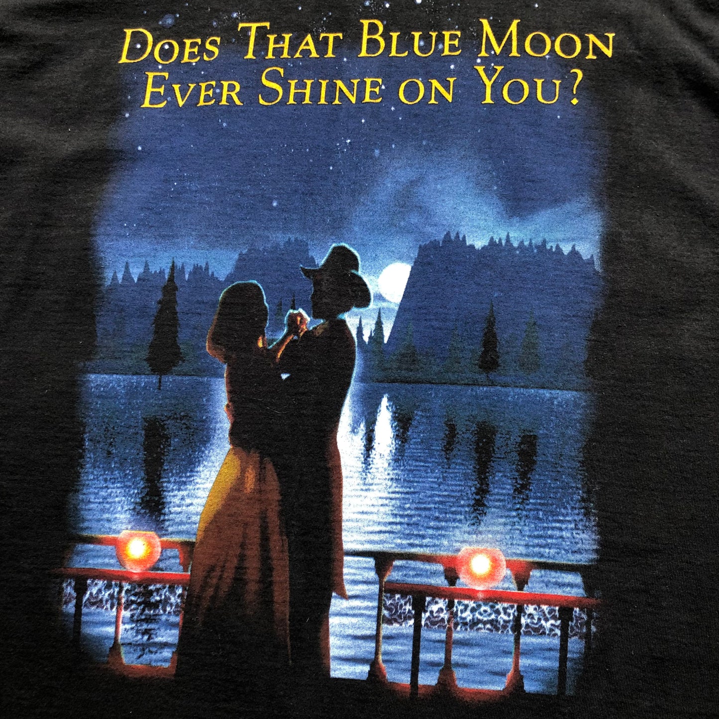 1996 Vintage Western Toby Keith “Does That Blue Moon Ever Shine On You?” Country Concert Tour T-Shirt | Made in USA - DEADSTOCK