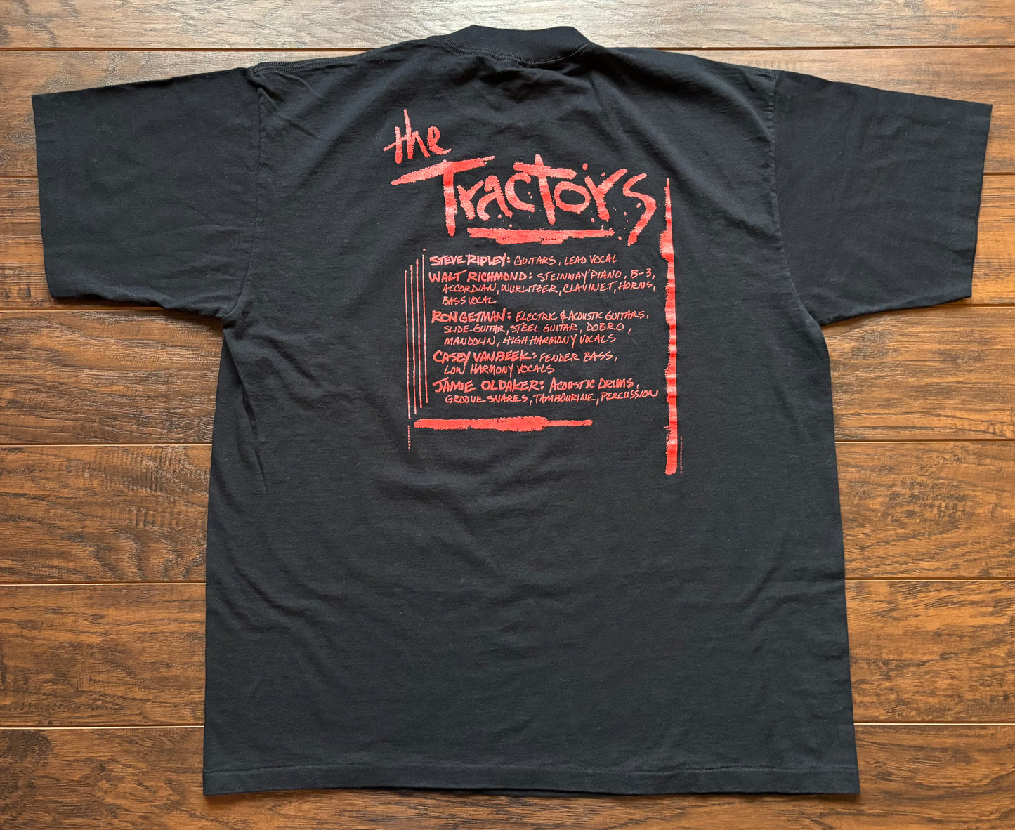 1995 Vintage Western The Tractors Country Concert T-Shirt | Deadstock