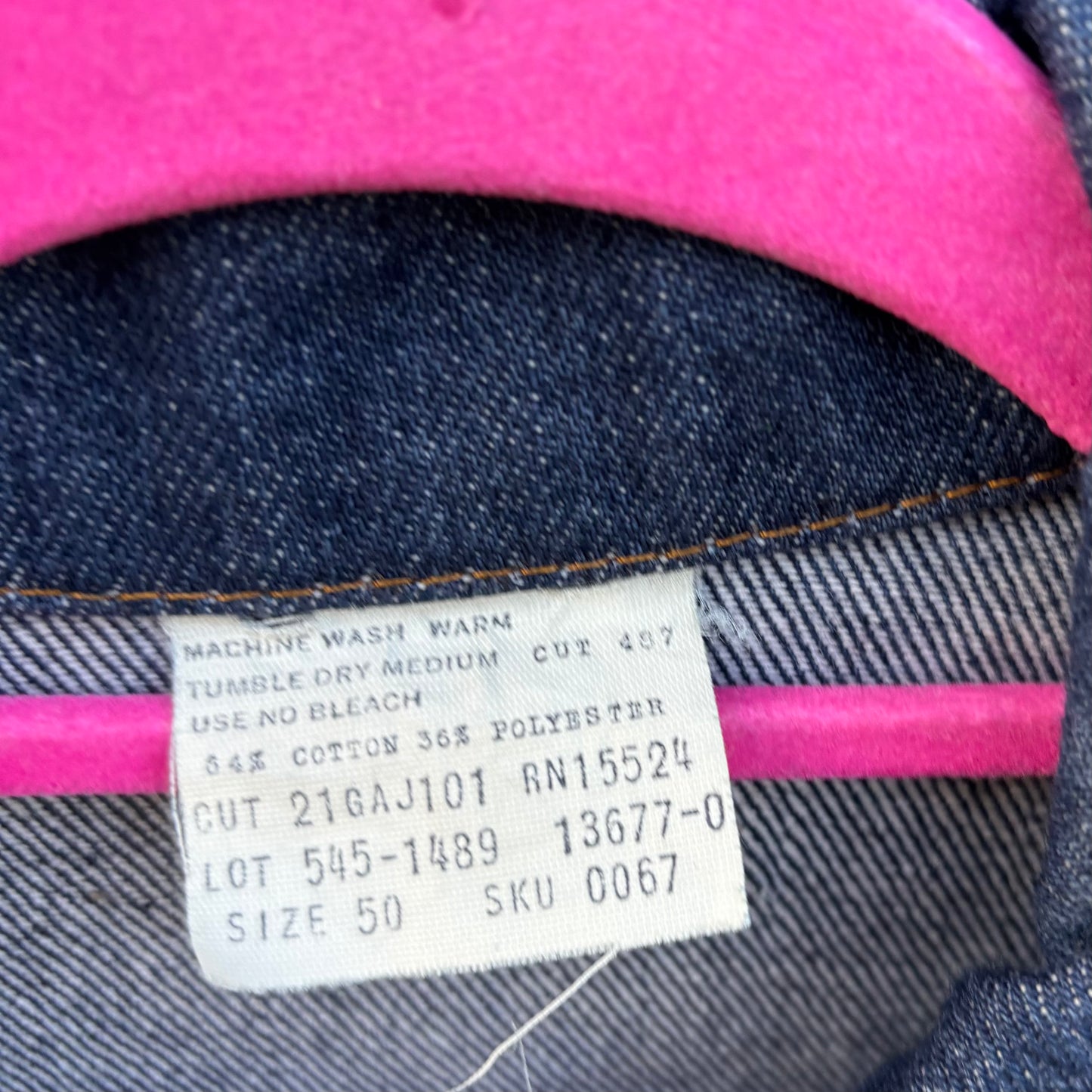 70’s Vintage Western Denim Jacket with Nashville And Jane Patches