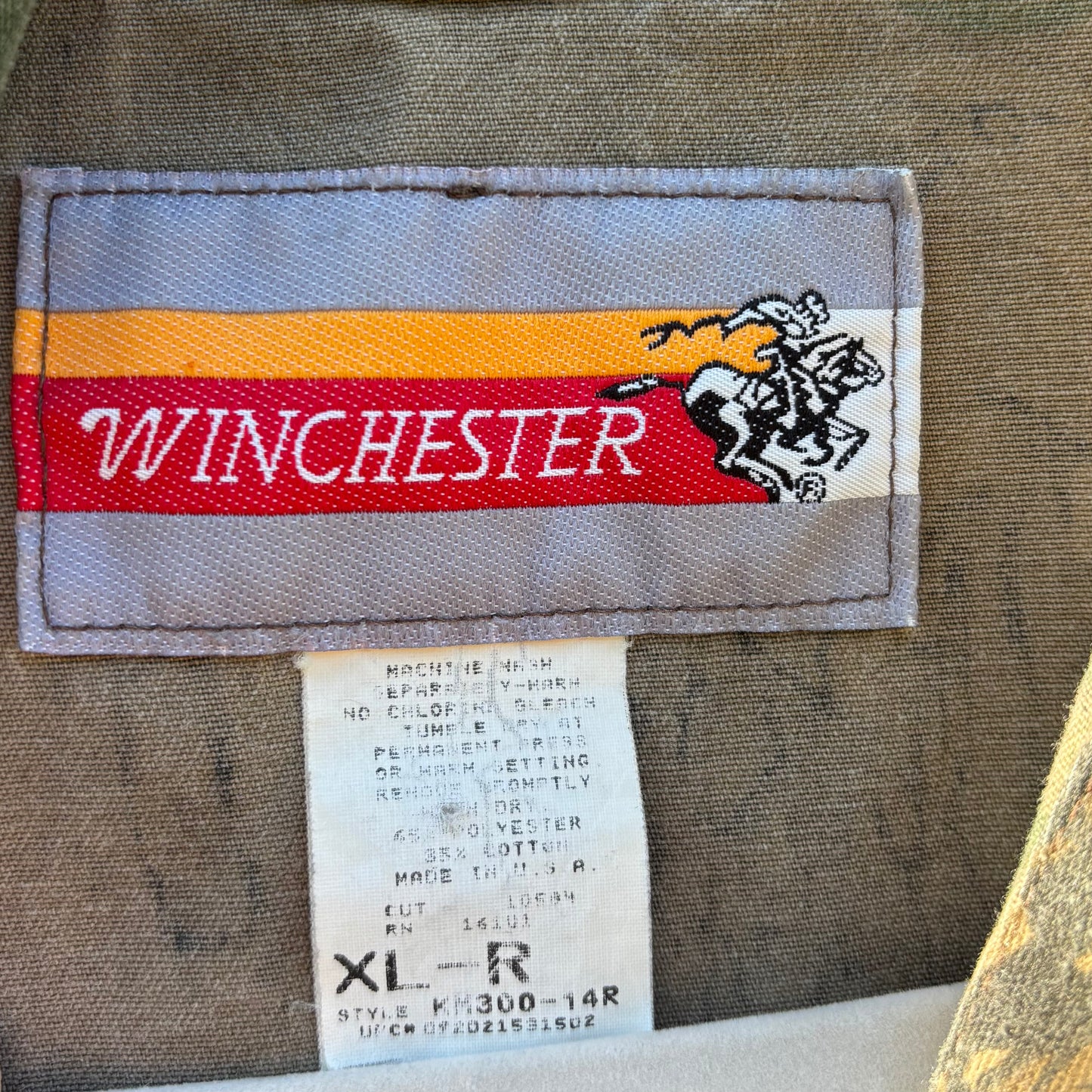 Vintage Winchester Trebark Camouflage Coveralls